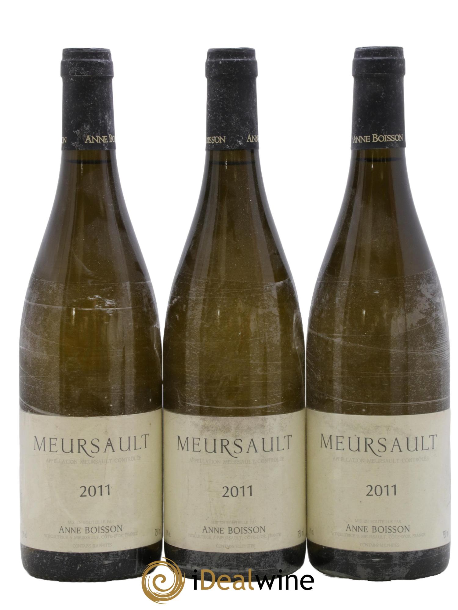 Meursault Anne Boisson 2011 - Lot de 3 bouteilles - 0