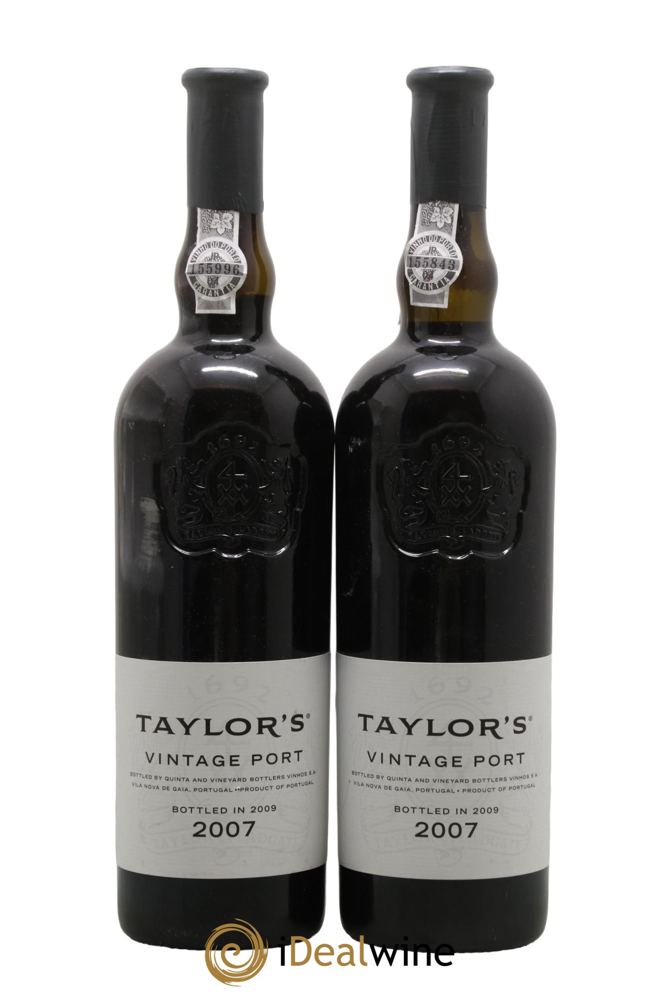 Porto Taylor's Late Bottled Vintage 2007 - Lot de 2 bouteilles - 0