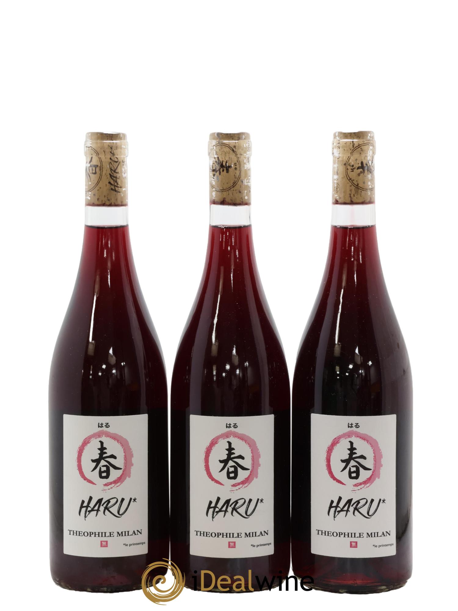 Vin de France Théophile Milan Haru Henri Milan 2023 - Lot de 3 bouteilles - 0