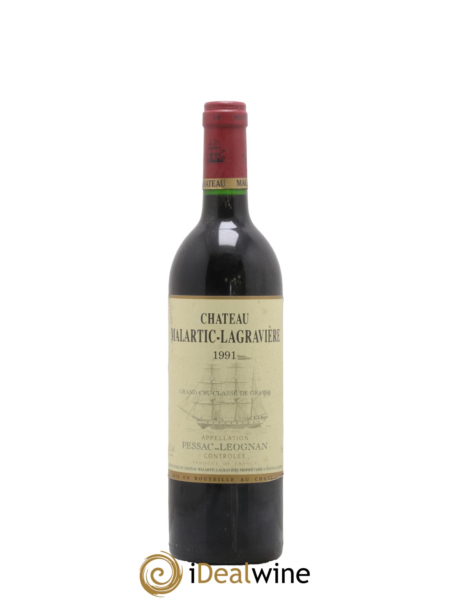 Château Malartic-Lagravière Cru Classé de Graves 1991 - Lotto di 1 bottiglia - 0