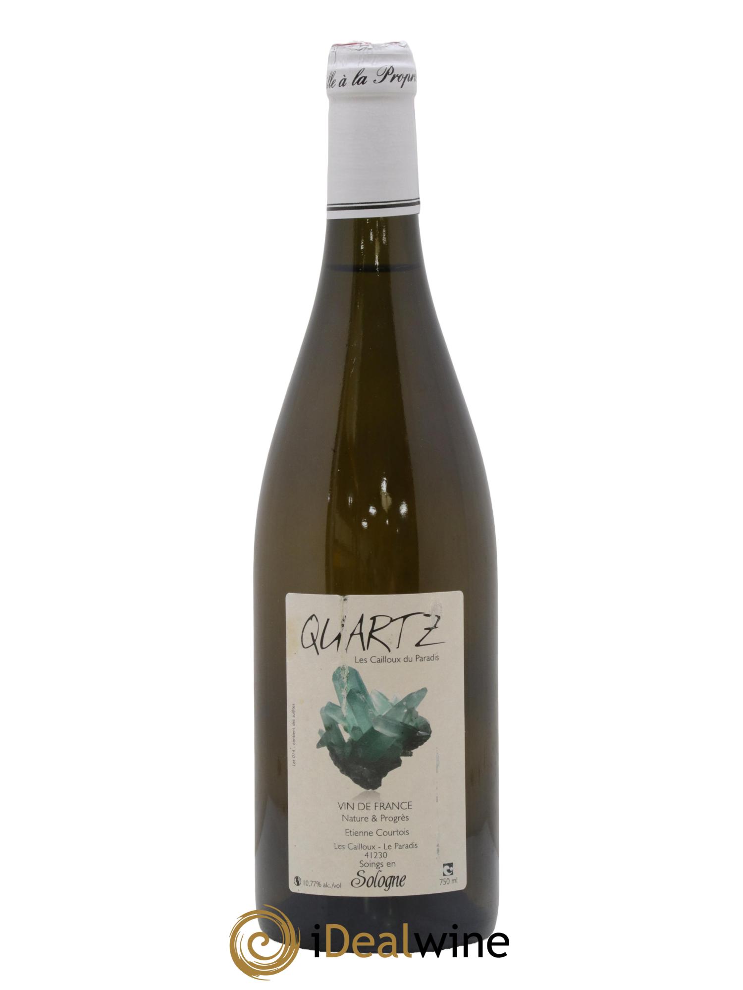 Vin de France Quartz Les Cailloux Du Paradis C. Courtois 2014 - Lot de 1 bouteille - 0
