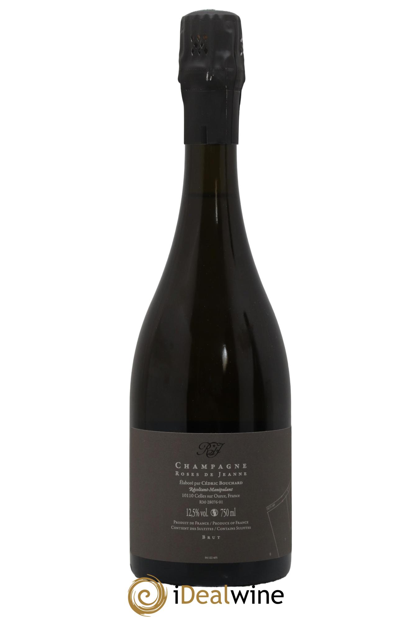 Roses de Jeanne Côte de Val Vilaine Blanc de Noirs Cédric Bouchard 2021 - Lot de 1 bouteille - 1