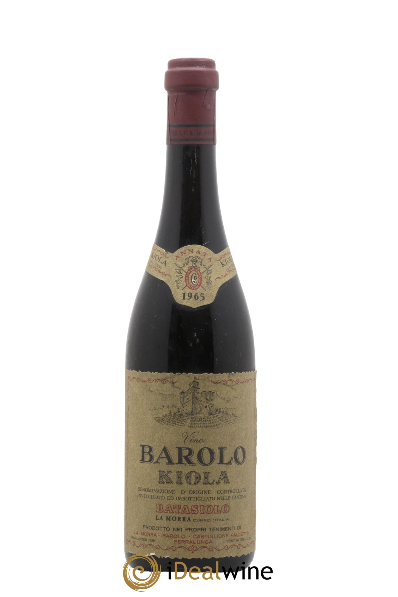 Barolo Kiola 1965 - Posten von 1 Flasche - 0