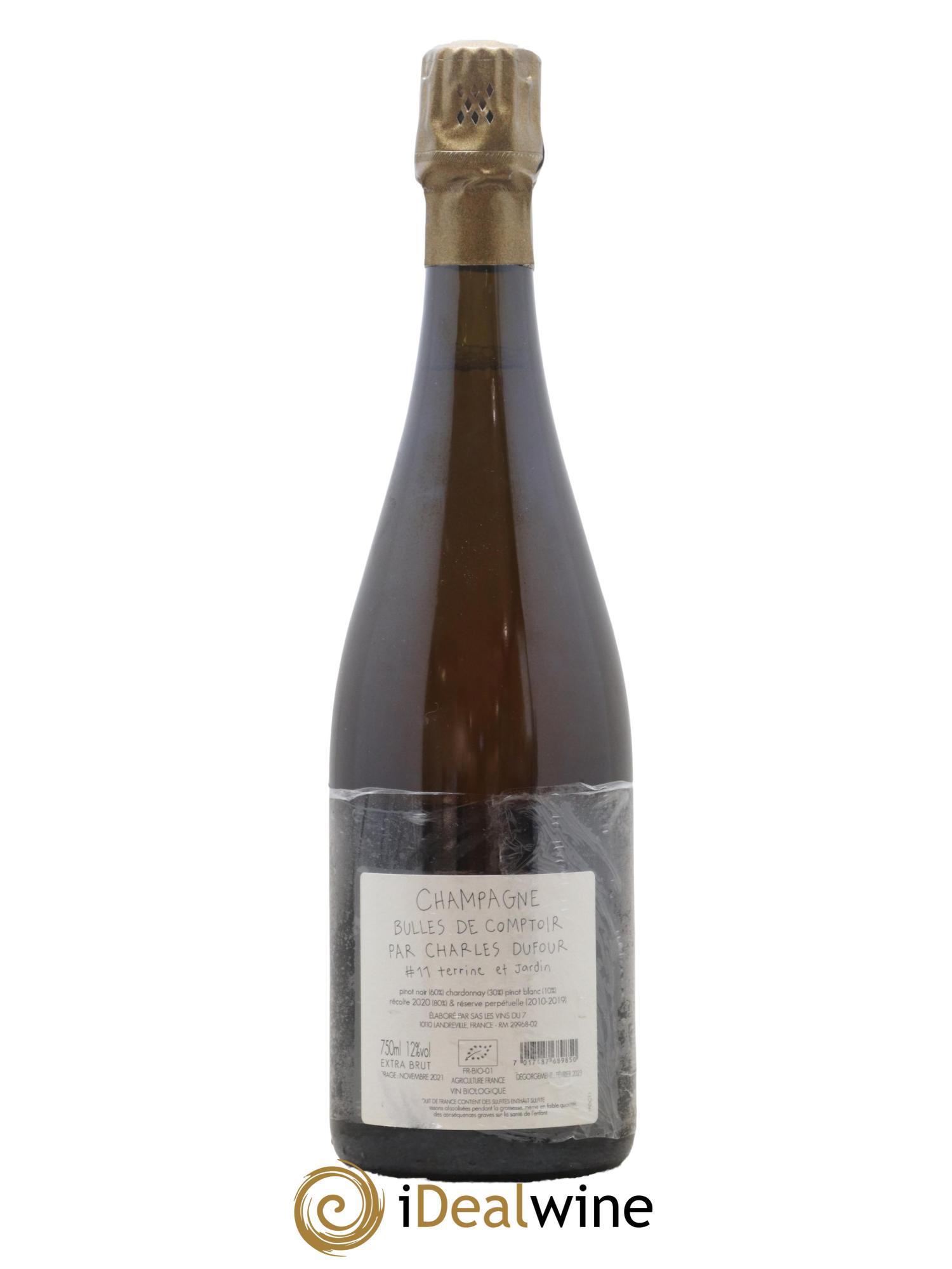 Champagne Bulles de Comptoir 11 Terrine et Jardin Charles Dufour - Posten von 1 Flasche - 1