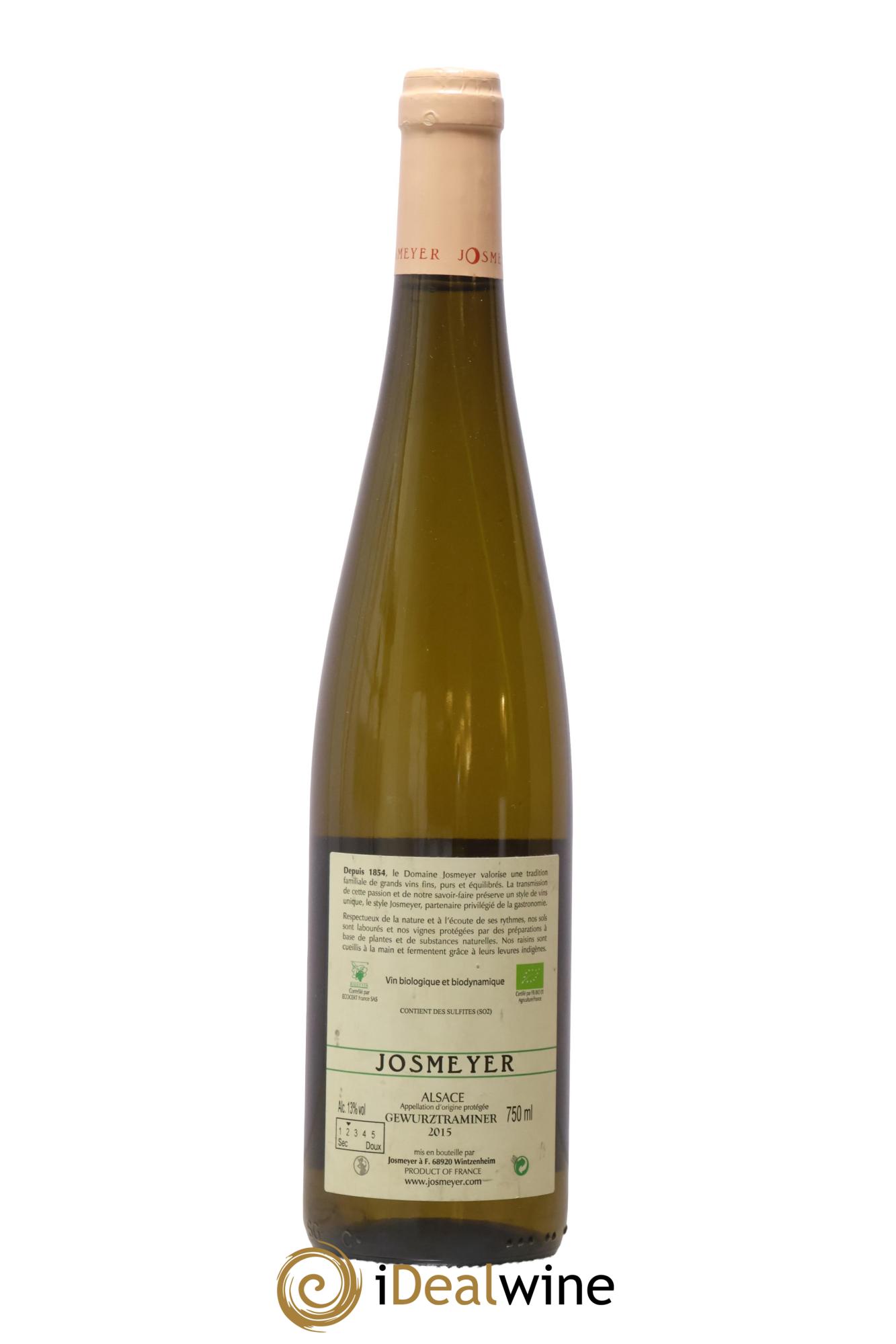 Alsace Gewurztraminer Folastries Josmeyer 2015 - Lotto di 1 bottiglia - 1