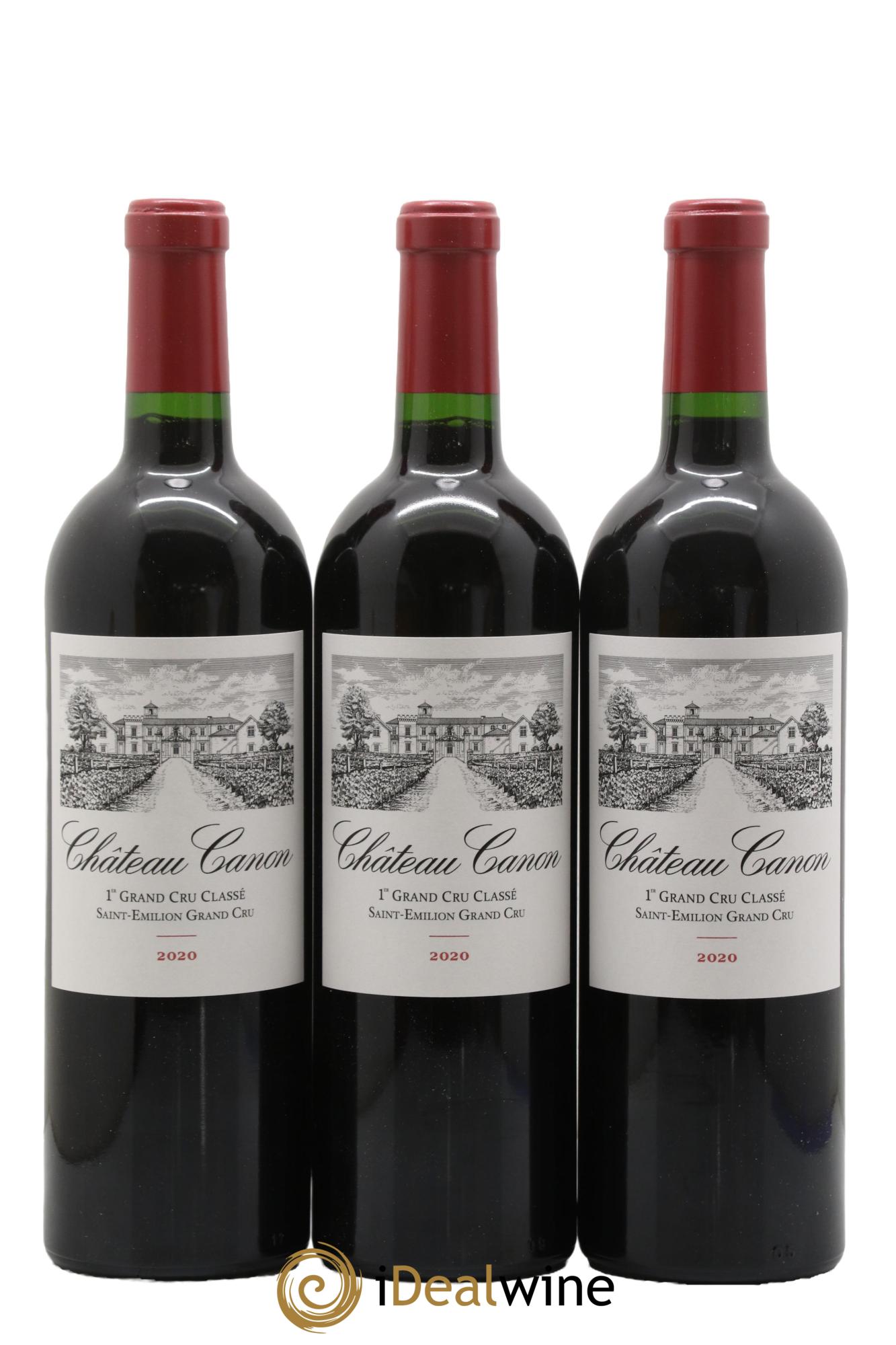 Château Canon 1er Grand Cru Classé B 2020 - Lotto di 6 bottiglie - 3