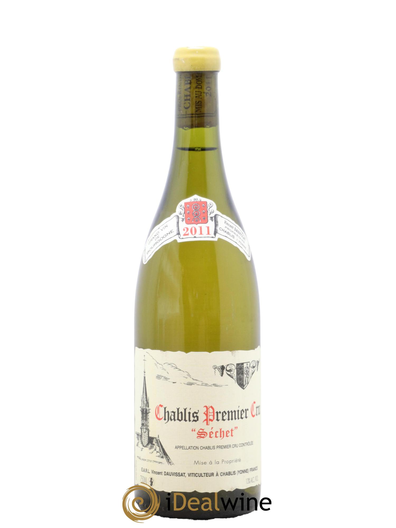 Chablis 1er Cru Séchet Vincent Dauvissat (Domaine) 2011 - Posten von 1 Flasche - 0