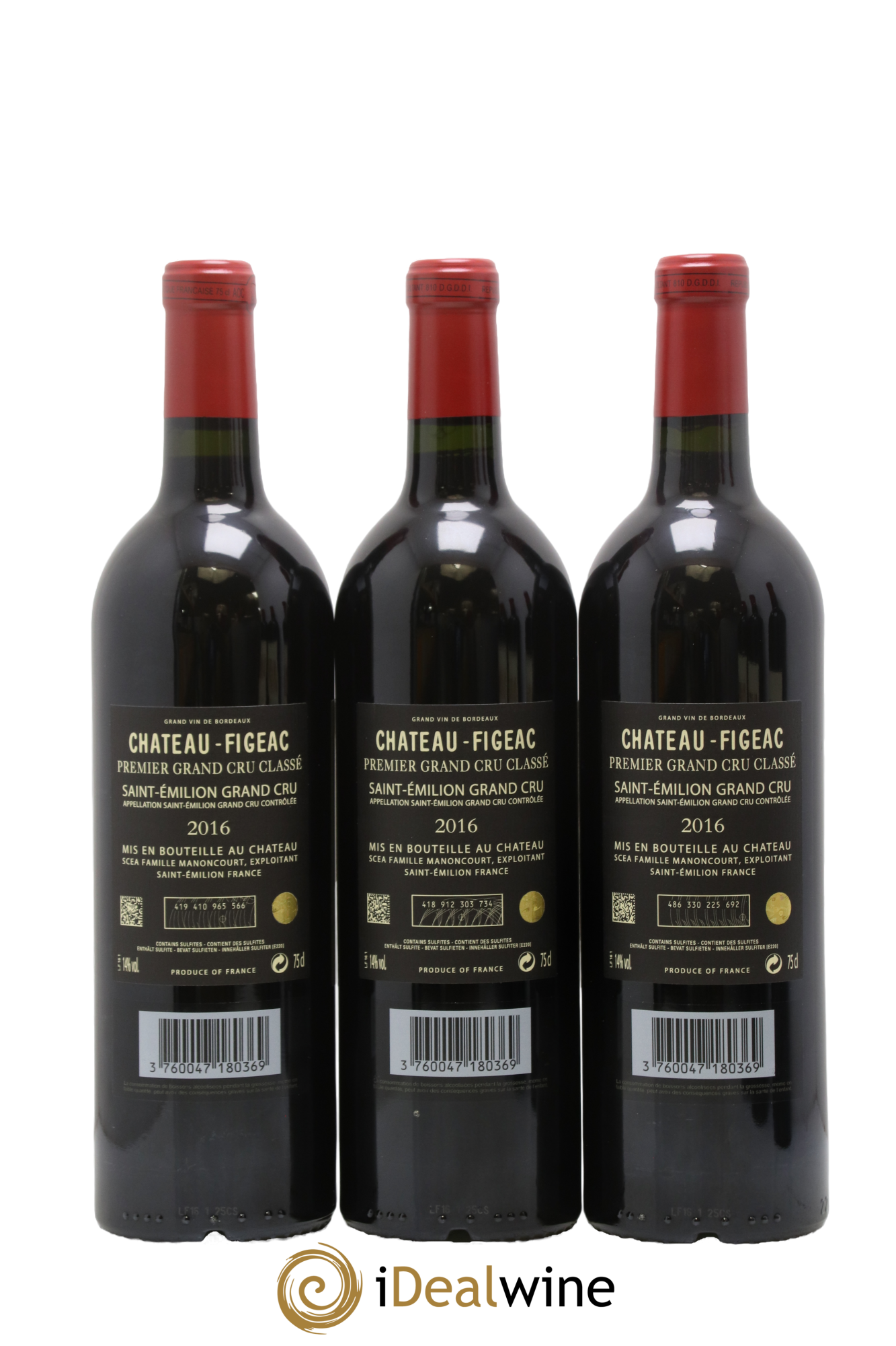 Château Figeac 1er Grand Cru Classé A 2016 - Lot of 6 bottles - 2