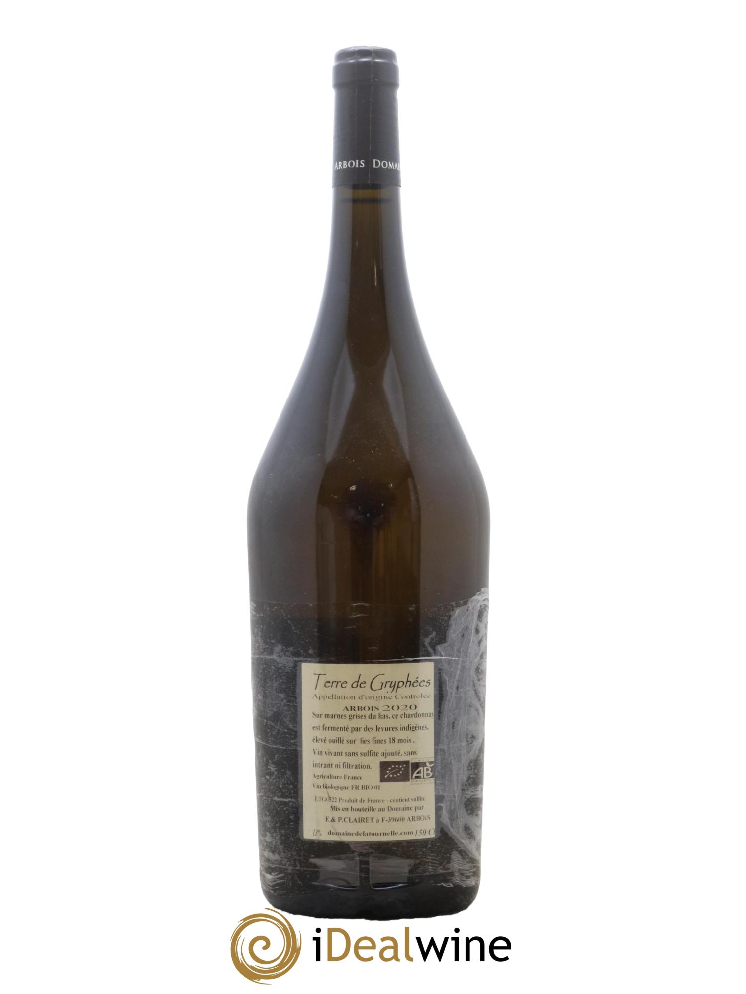 Arbois Terre De Gryphées Domaine de la Tournelle 2020 - Lot de 1 magnum - 1