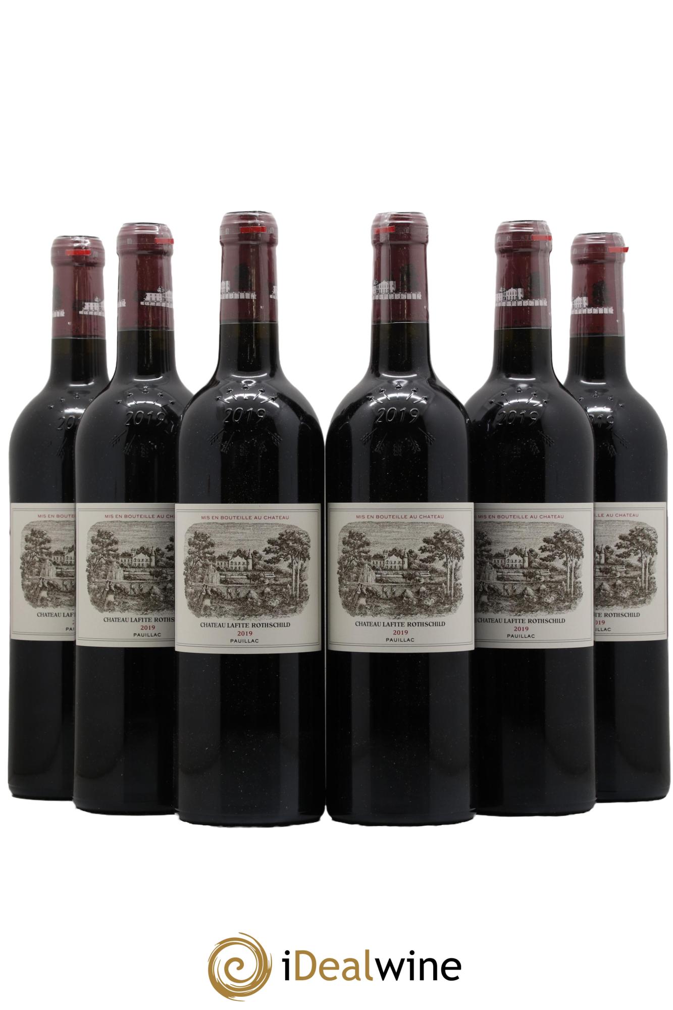 Château Lafite Rothschild 1er Grand Cru Classé 2019 - Lot de 6 bouteilles - 0