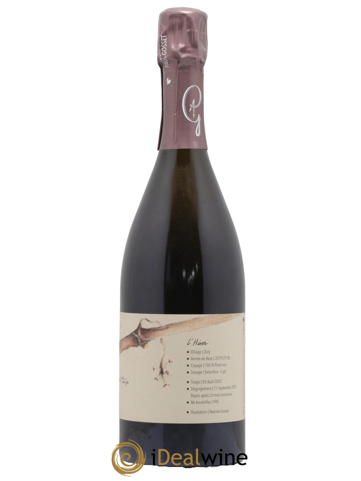 Au Fil des Temps L'Hiver Paul Gosset - Lot de 1 bouteille - 1