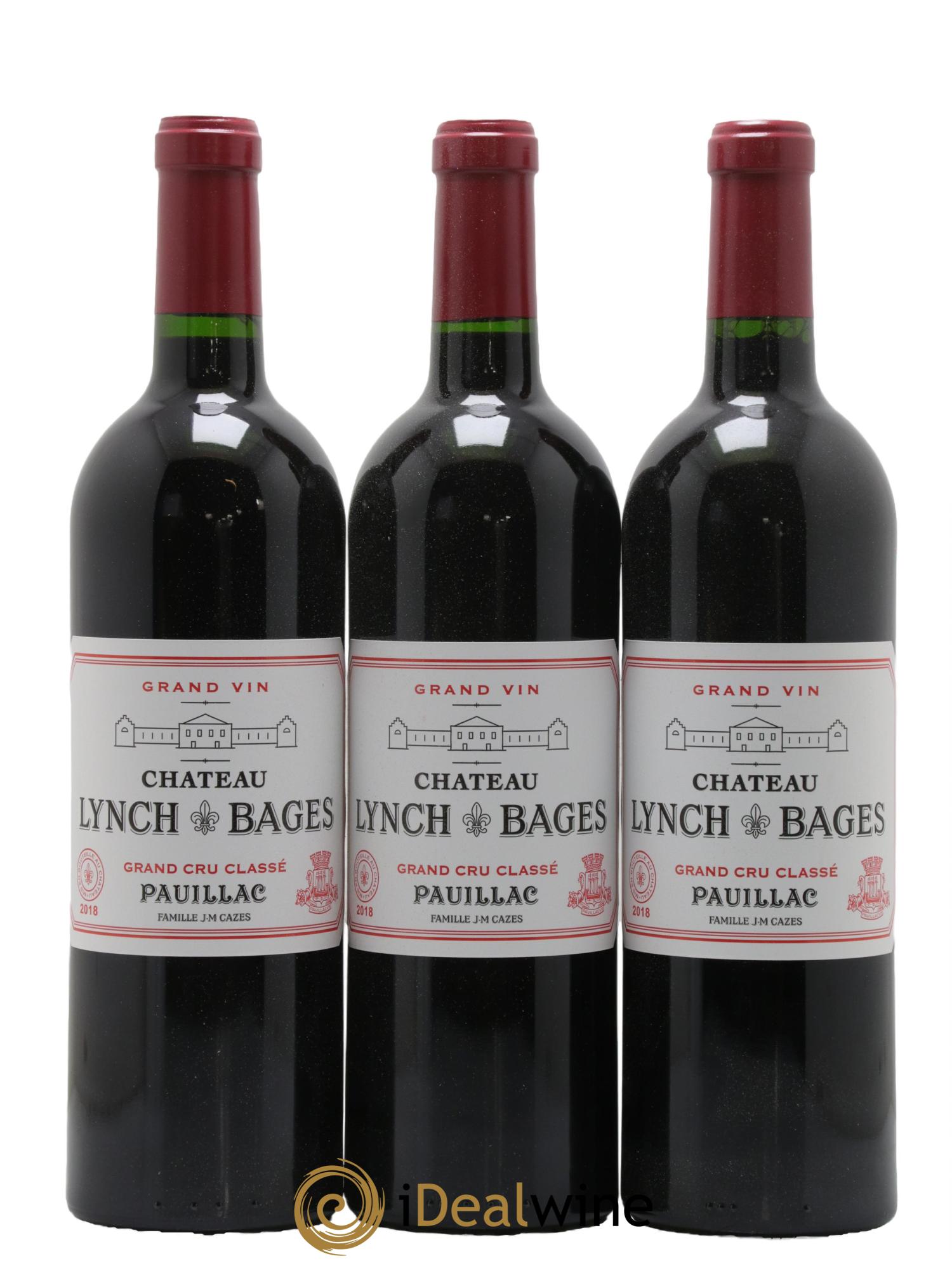 Château Lynch Bages 5ème Grand Cru Classé 2018 - Lot de 6 bouteilles - 1