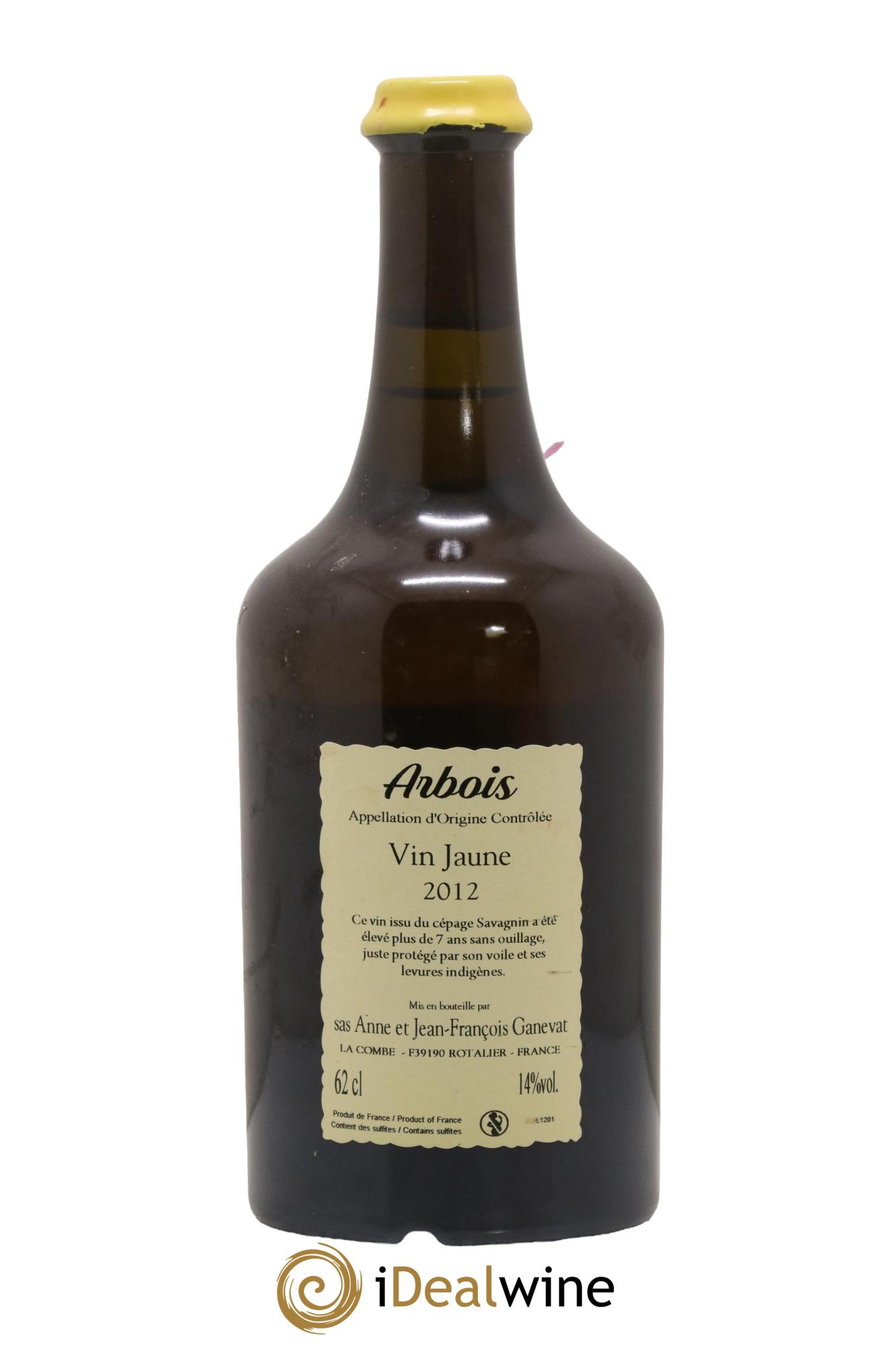 Arbois Vin Jaune Anne et Jean François Ganevat Jean-François Ganevat (Domaine) 2012 - Lot de 1 clavelin - 1
