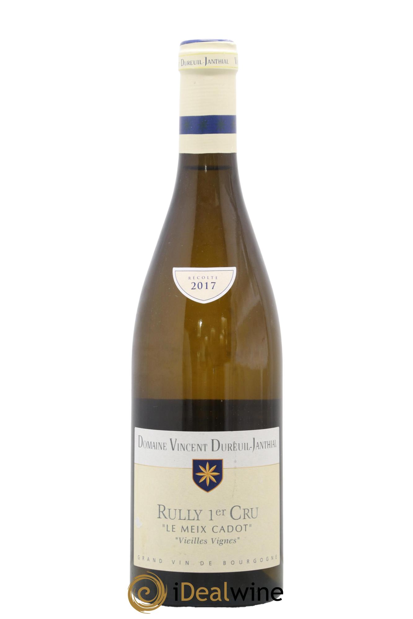 Rully 1er Cru Le Meix Cadot Vieilles Vignes Vincent Dureuil-Janthial 2017 - Lot de 1 bouteille - 0