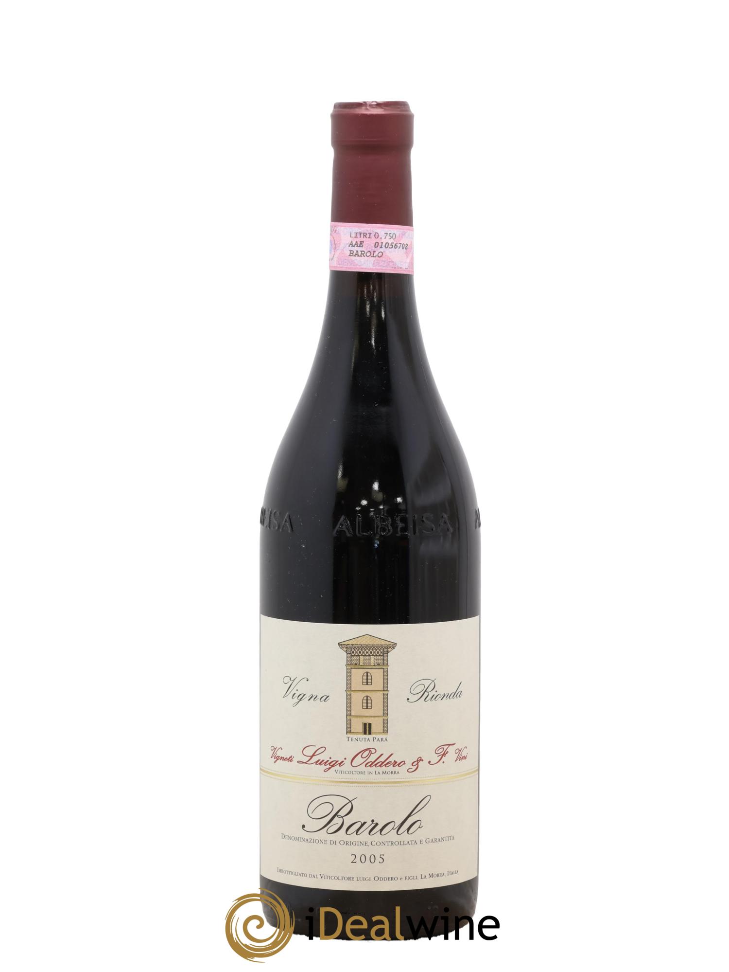 Barolo DOCG Vigna Rionda Luigi Oddero & F. 2005 - Lotto di 1 bottiglia - 0