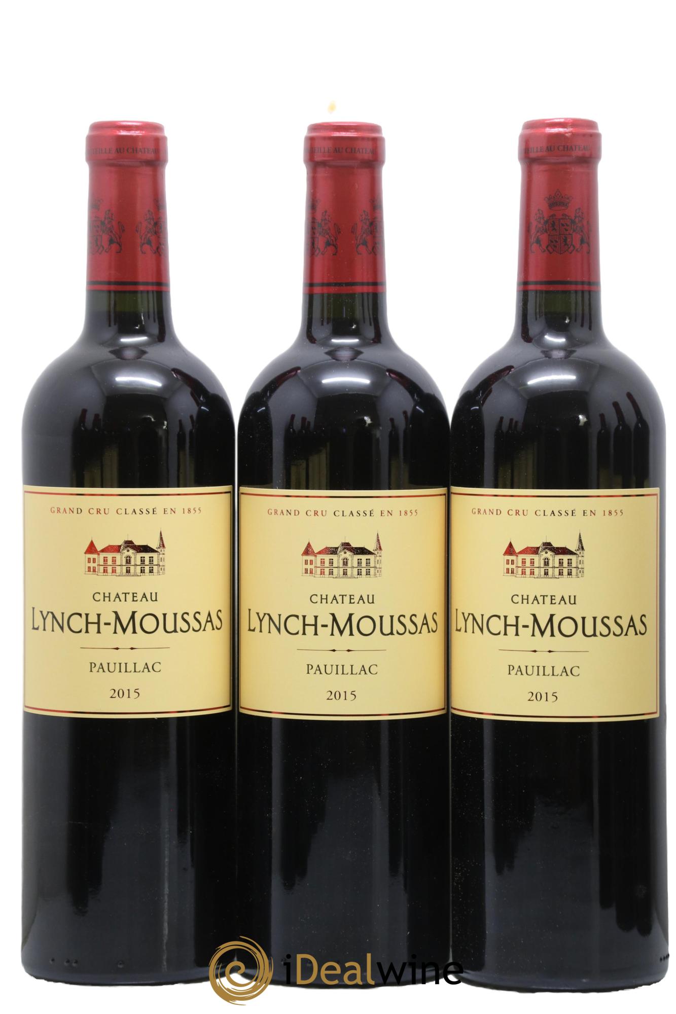 Château Lynch Moussas 5ème Grand Cru Classé 2015 - Lotto di 6 bottiglie - 1