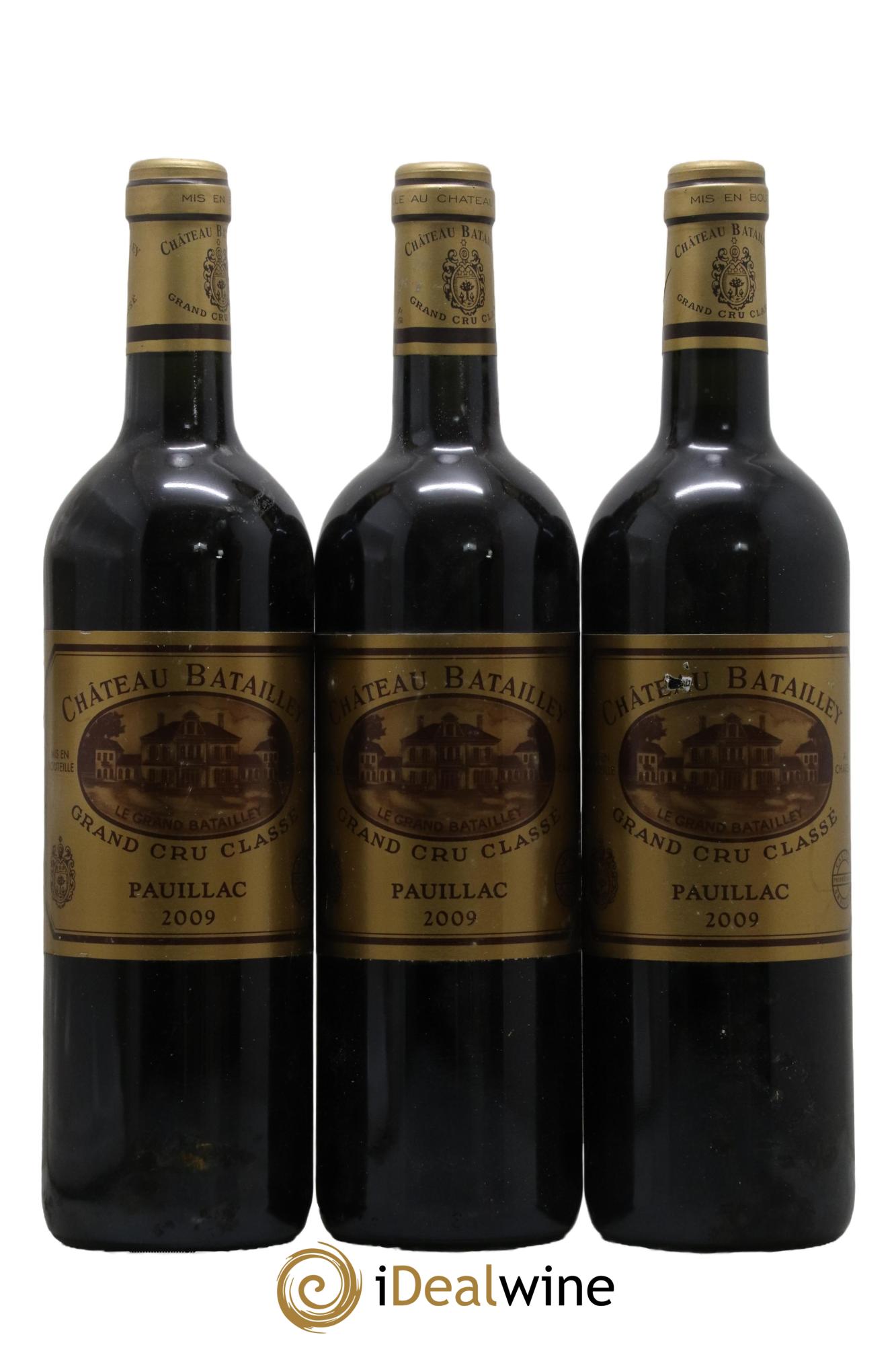 Château Batailley 5ème Grand Cru Classé 2009 - Lot de 3 bouteilles - 0