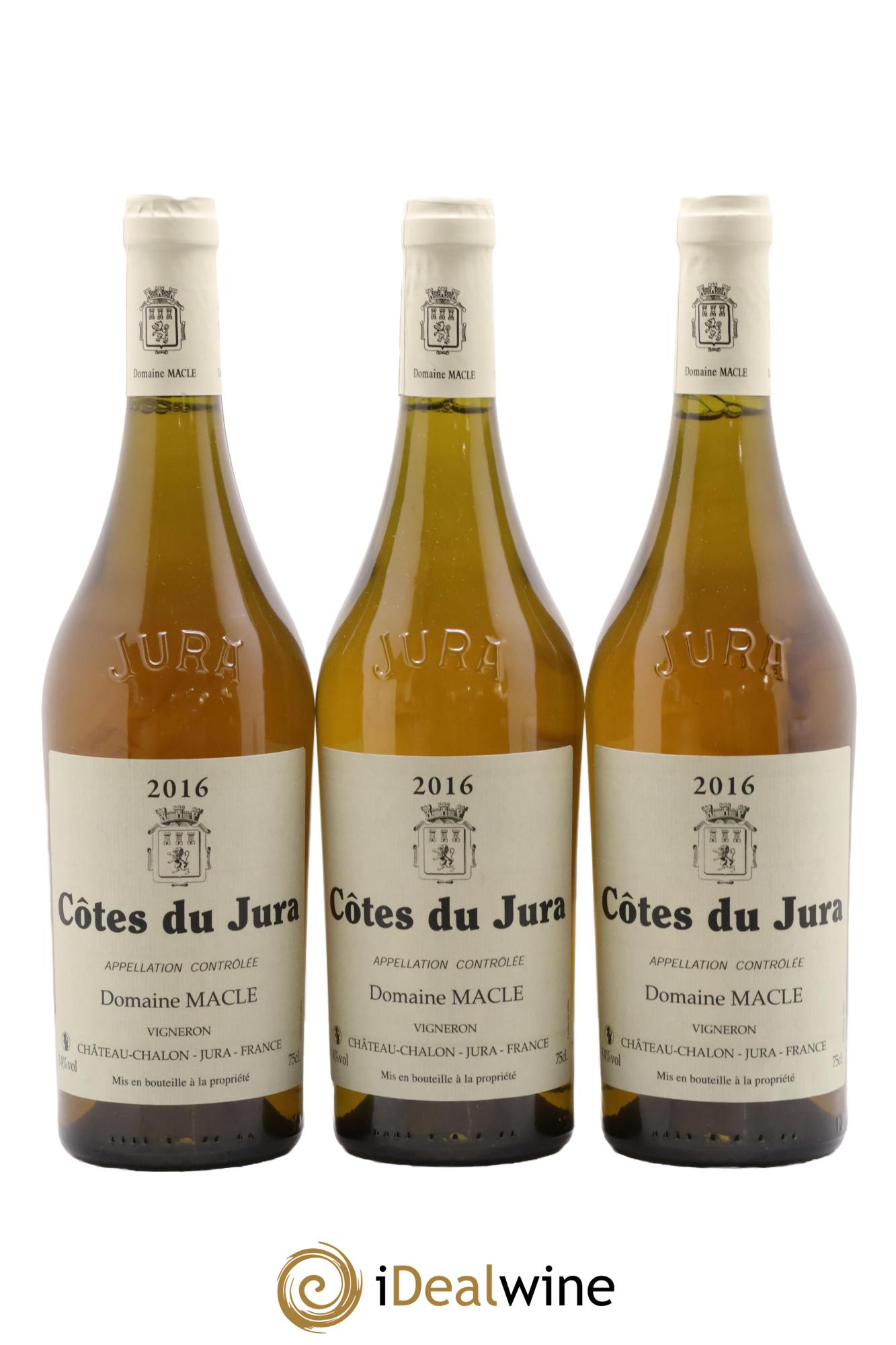 Côtes du Jura Jean Macle 2016 - Lot de 3 bouteilles - 0
