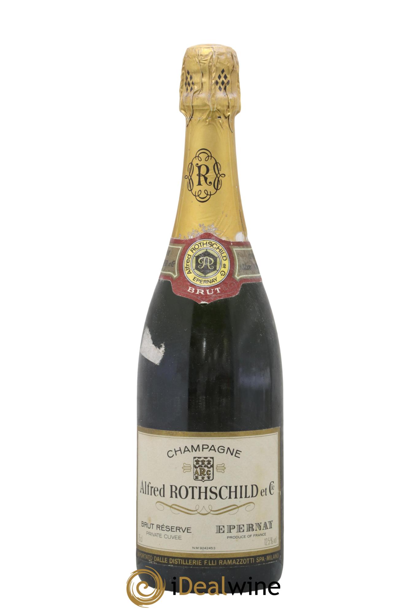 Champagne Brut Cuvée Réserve Privée Alfred Rothschild - Lot de 1 bouteille - 0