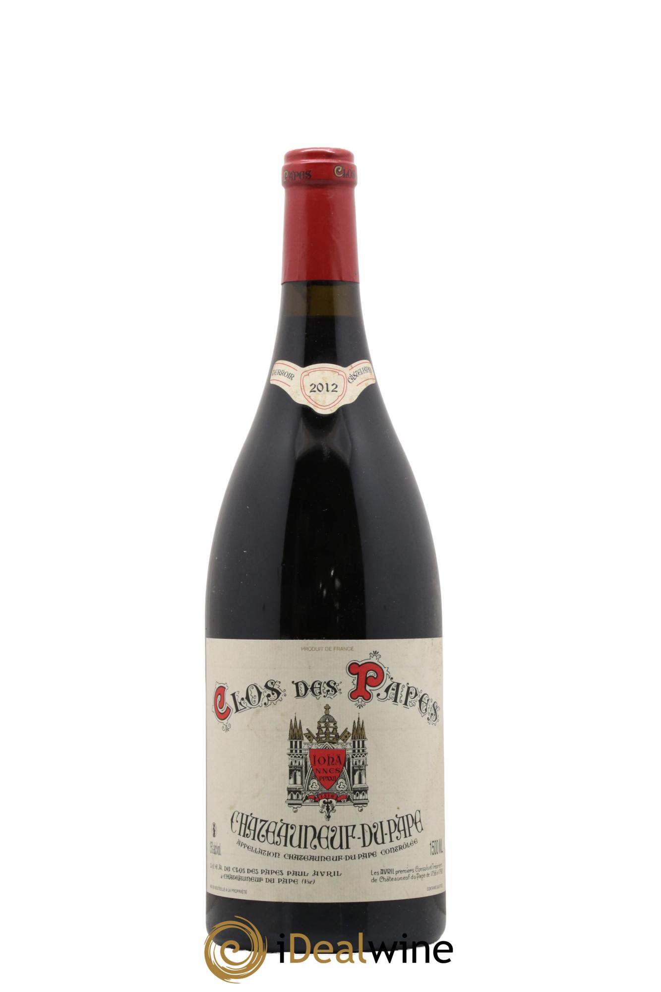 Châteauneuf-du-Pape Clos des Papes - Paul Avril 2012 - Lot de 1 magnum - 0