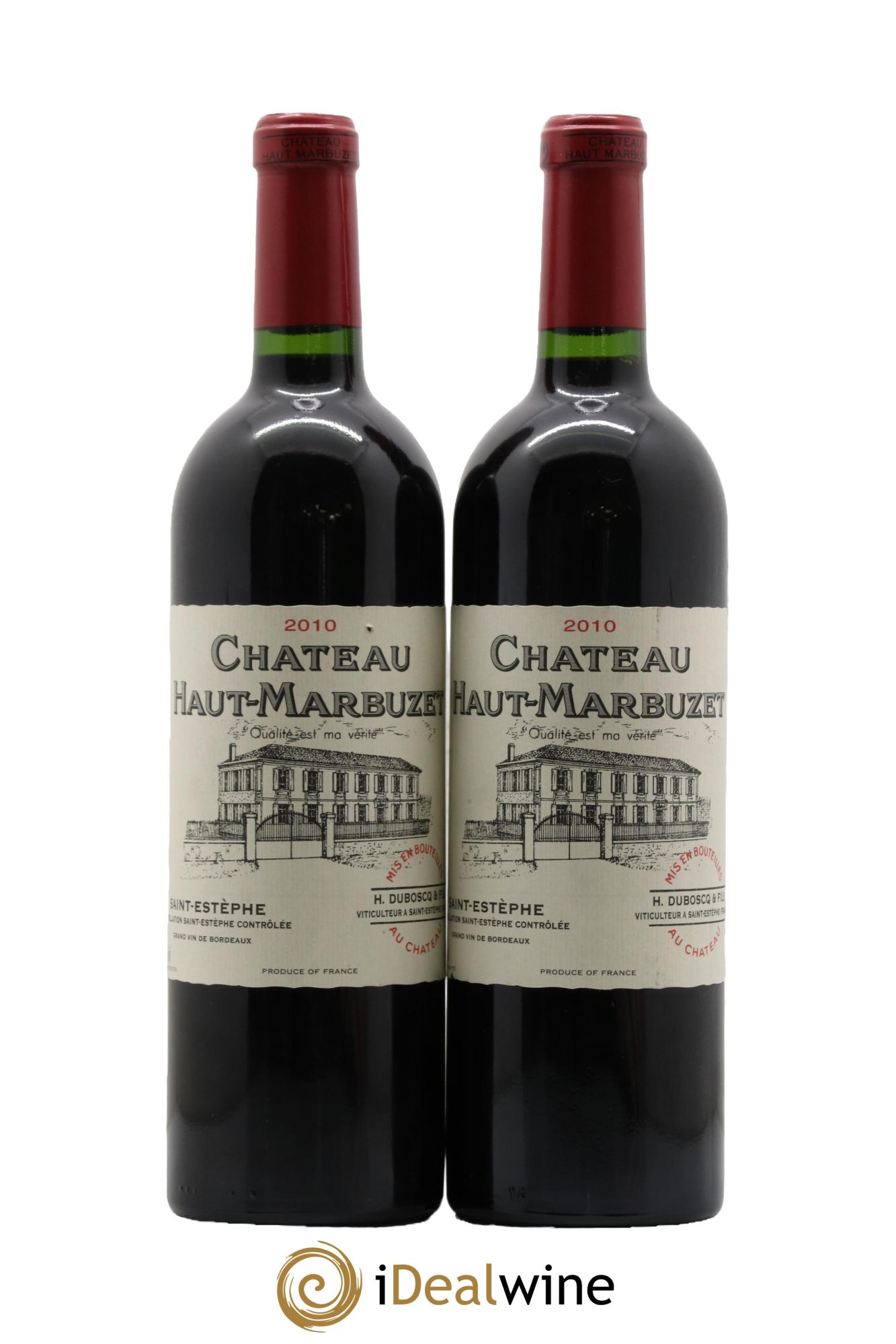 Château Haut Marbuzet 2010 - Lot de 2 bouteilles - 0