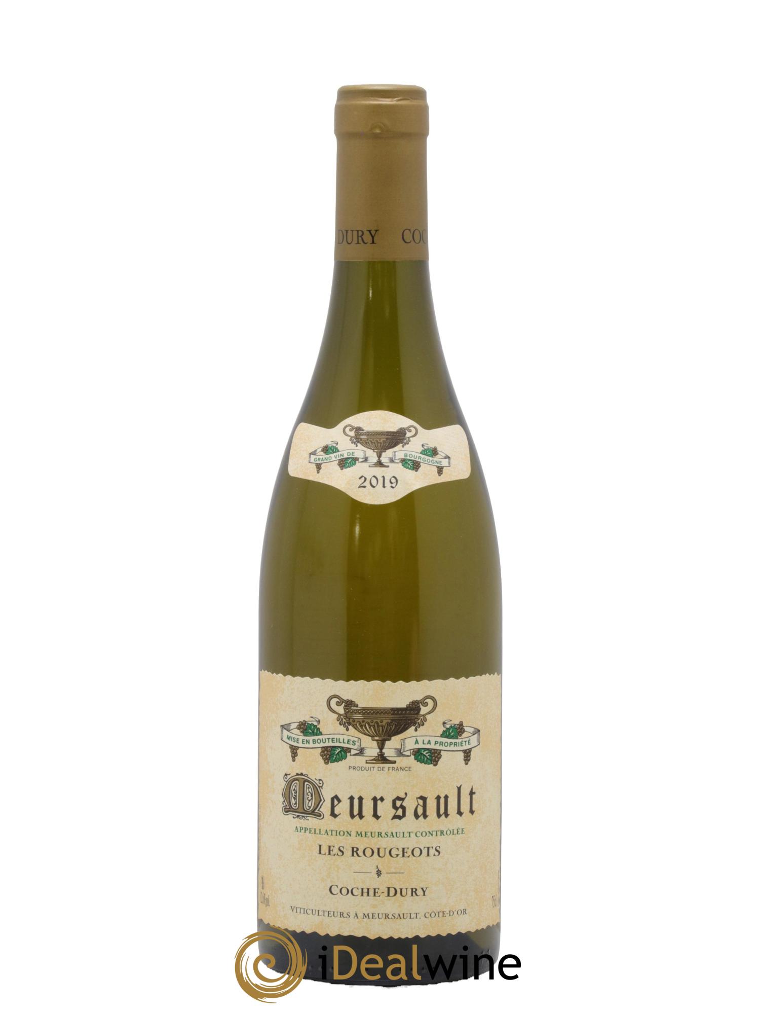Meursault Les Rougeots Coche Dury (Domaine) 2019 - Posten von 1 Flasche - 0
