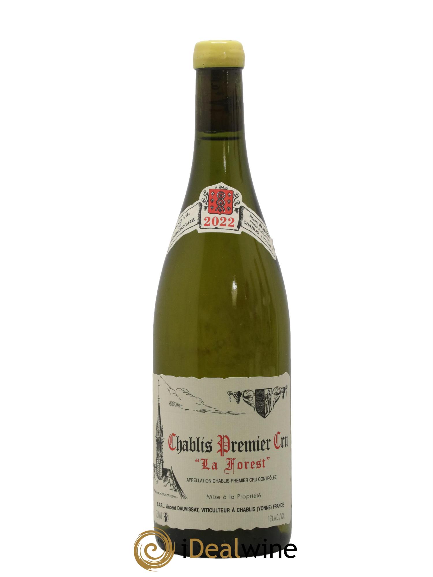 Chablis 1er Cru La Forest Vincent Dauvissat (Domaine) 2022 - Lot de 1 bouteille - 0