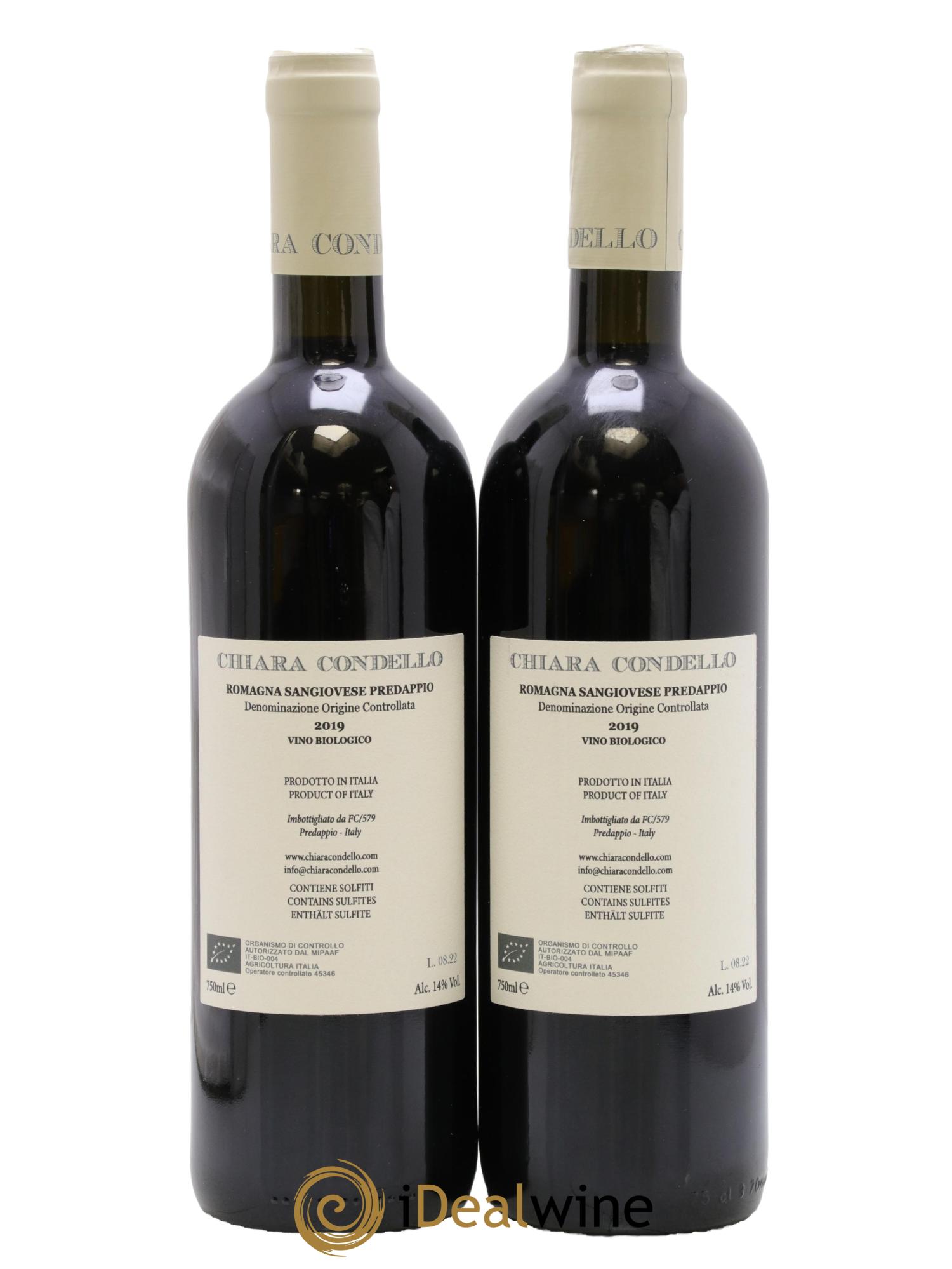 Sangiovese di Romagna Predappio DOC Chiara Condello 2019 - Lot of 2 bottles - 1