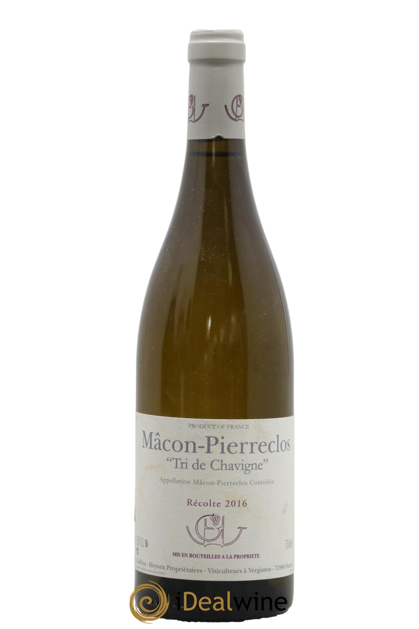 Mâcon-Pierreclos Tri de Chavigne Guffens-Heynen 2016 - Lot of 1 bottle - 0