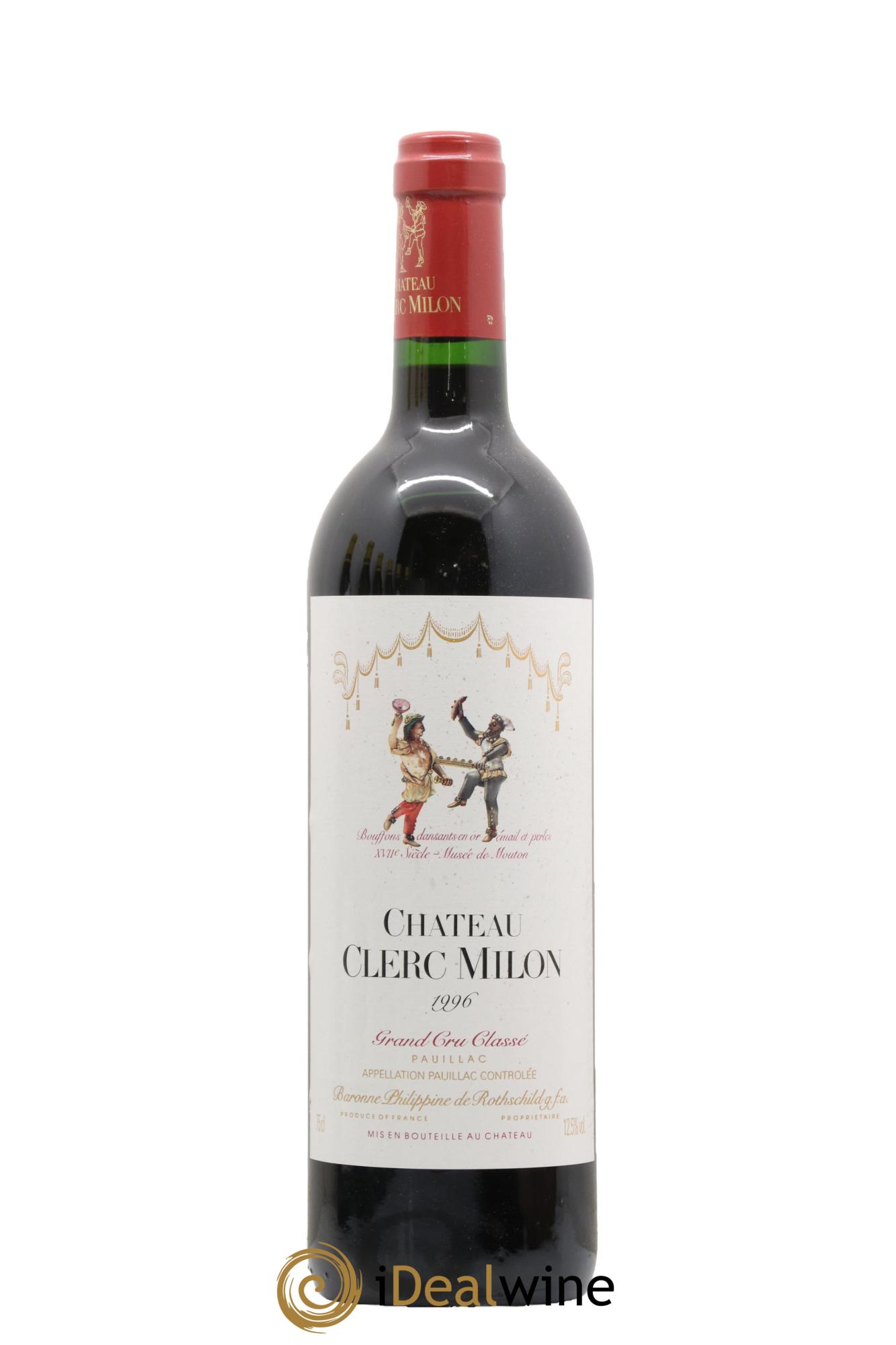 Château Clerc Milon 5ème Grand Cru Classé 1996 - Lot de 1 bouteille - 0