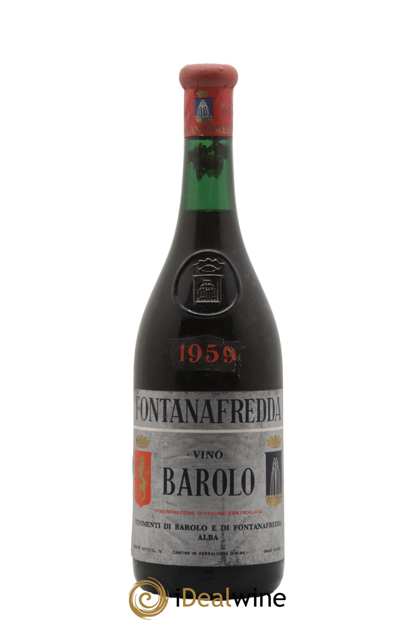 Barolo DOCG Fontanafredda 1959 - Posten von 1 Flasche - 0