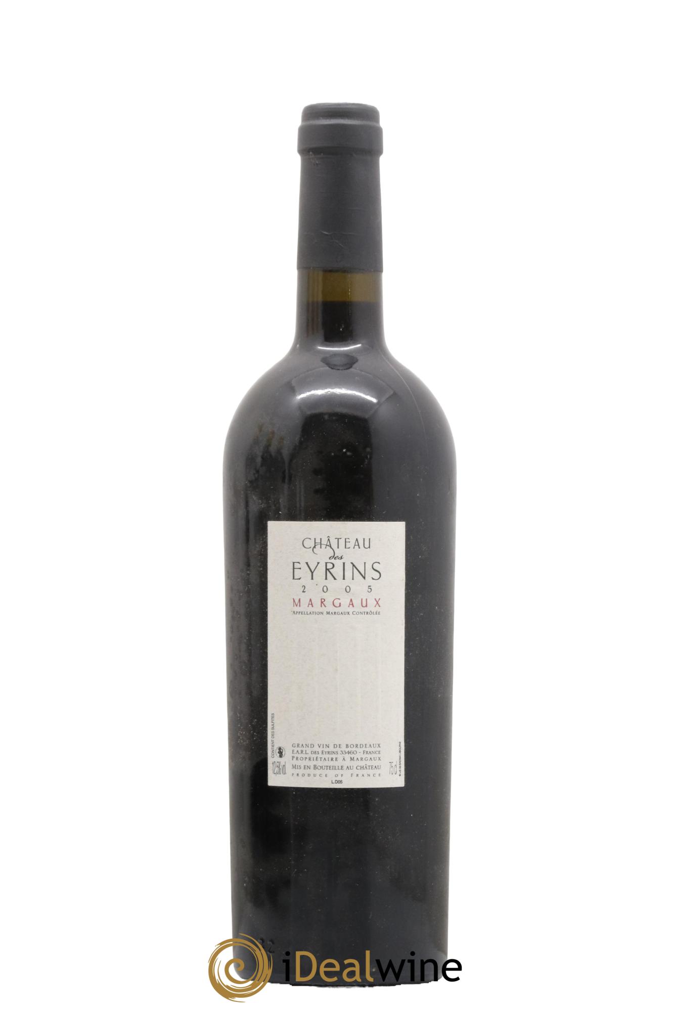Château des Eyrins 2005 - Lot de 1 bouteille - 0