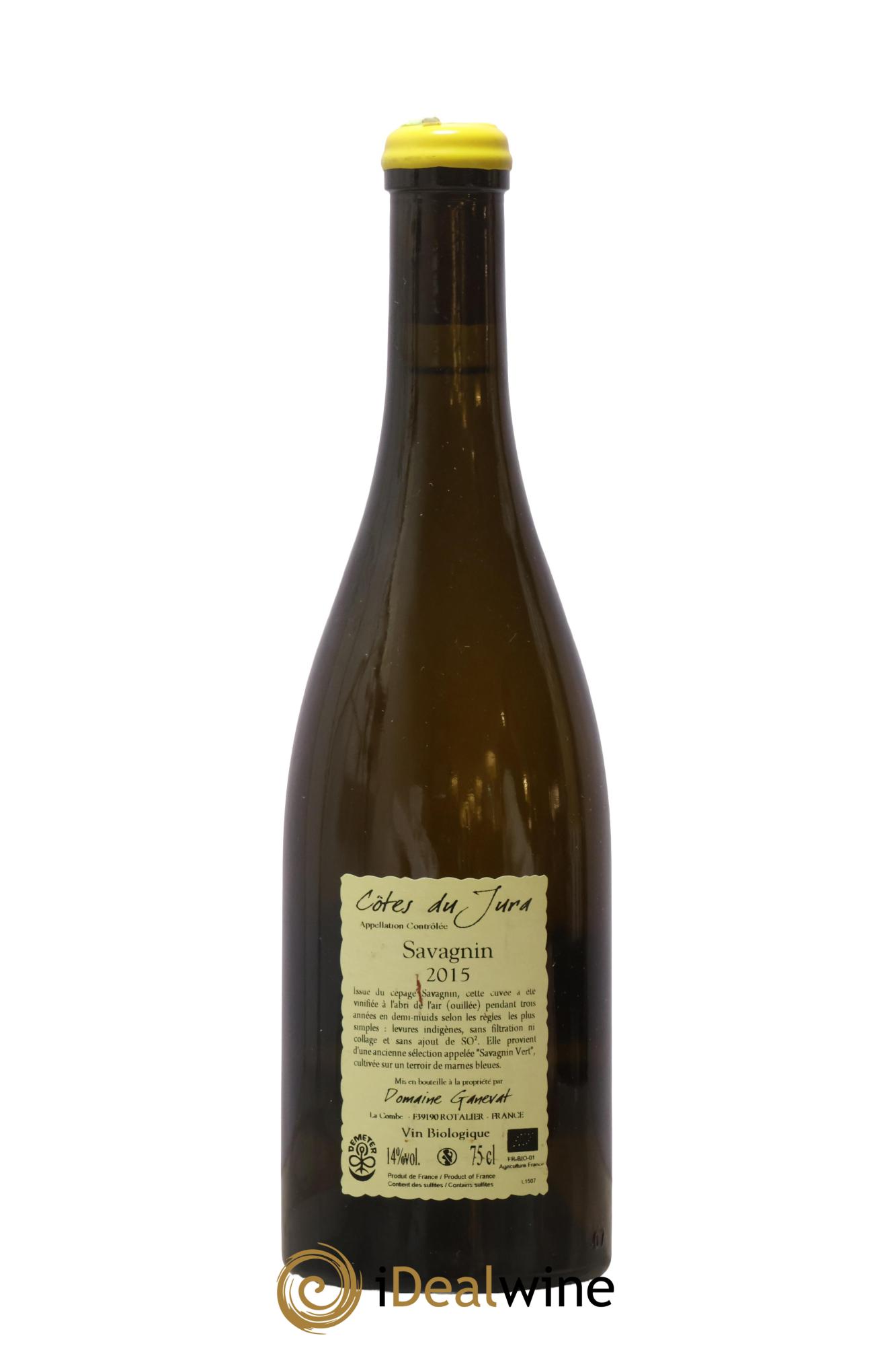 Côtes du Jura Les Chalasses Marnes Bleues Jean-François Ganevat (Domaine) 2015 - Lot de 1 bouteille - 1