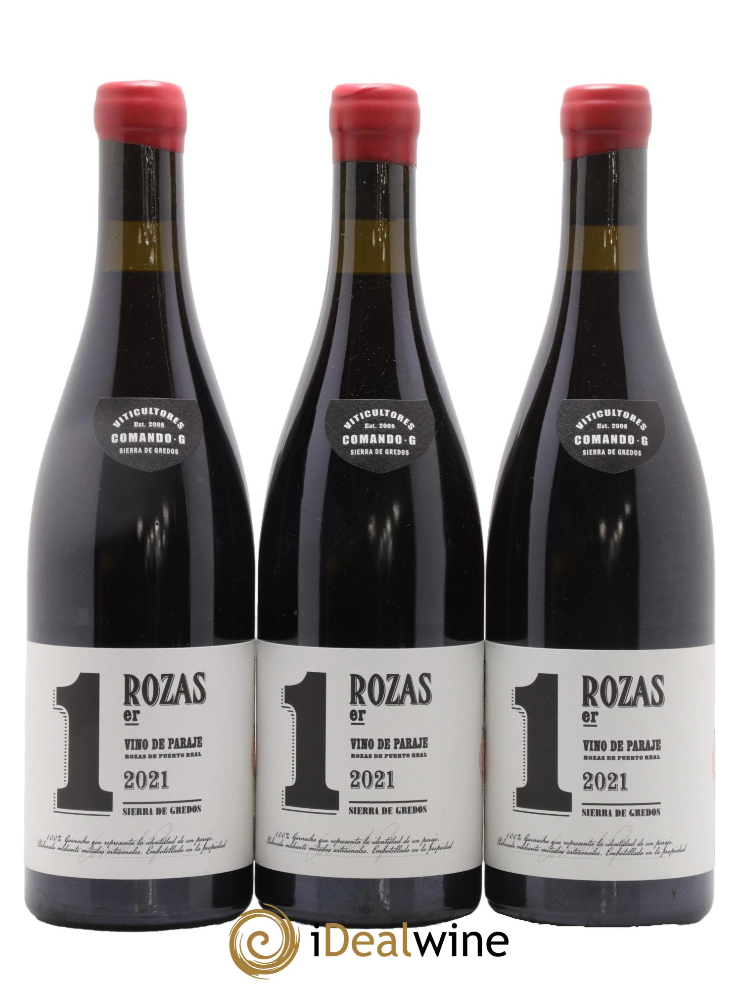 Vinos de Madrid DO Rozas 1er Comando G 2021 - Lot of 3 bottles - 0