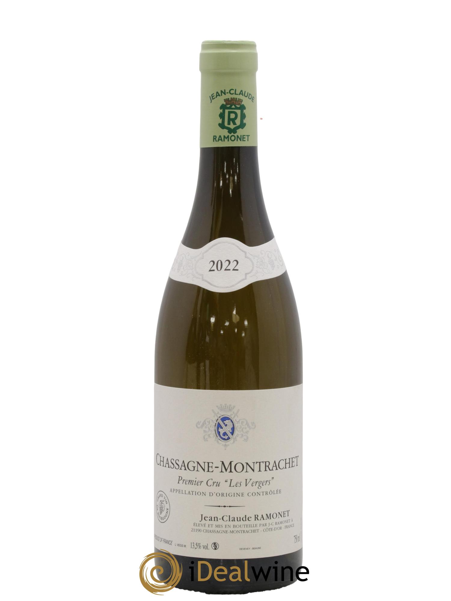 Chassagne-Montrachet 1er Cru Les Vergers Ramonet (Domaine) 2022 - Lot de 1 bouteille - 0