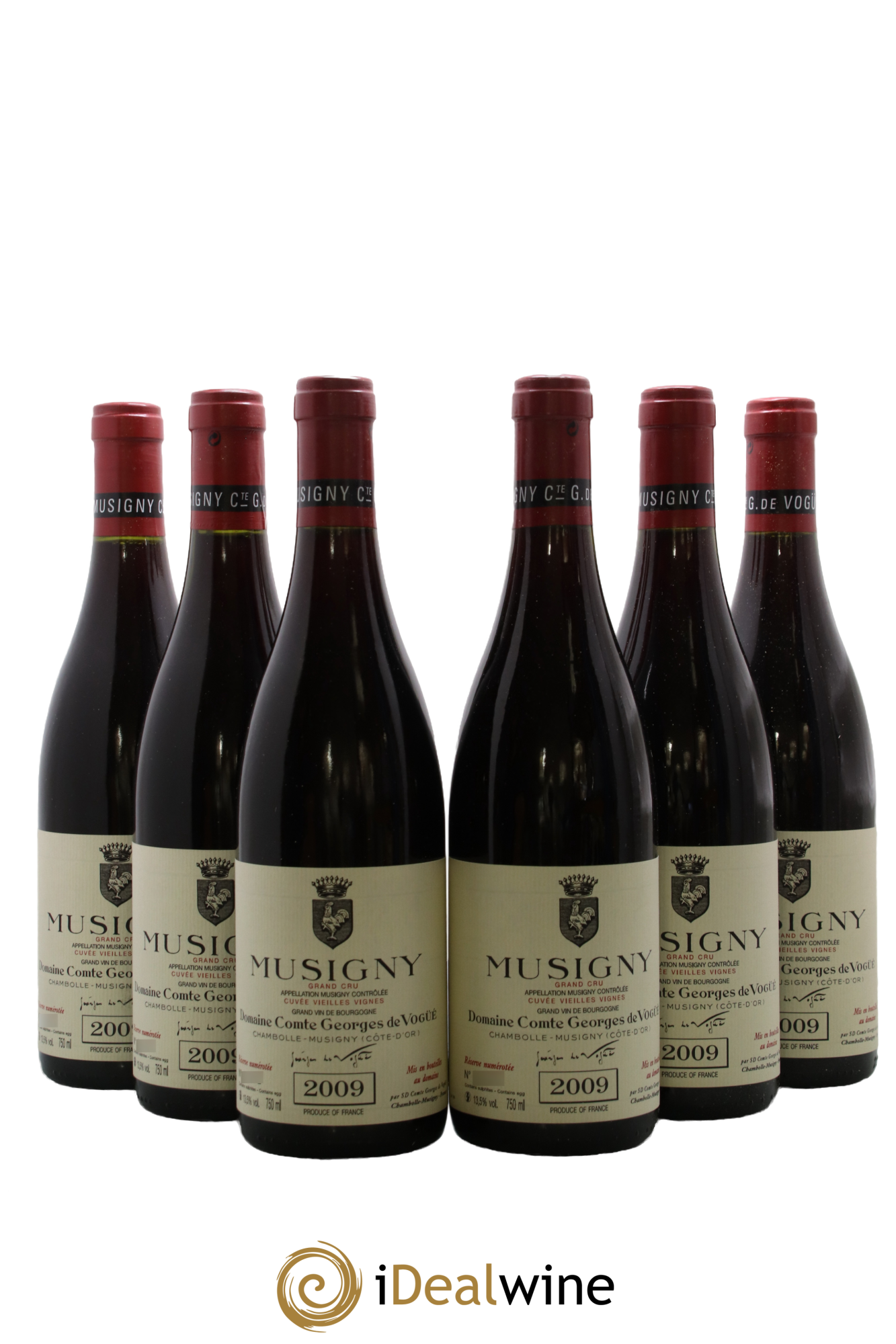 Musigny Grand Cru Cuvée Vieilles Vignes Comte Georges de Vogüé 2009 - Lot de 6 bouteilles - 0