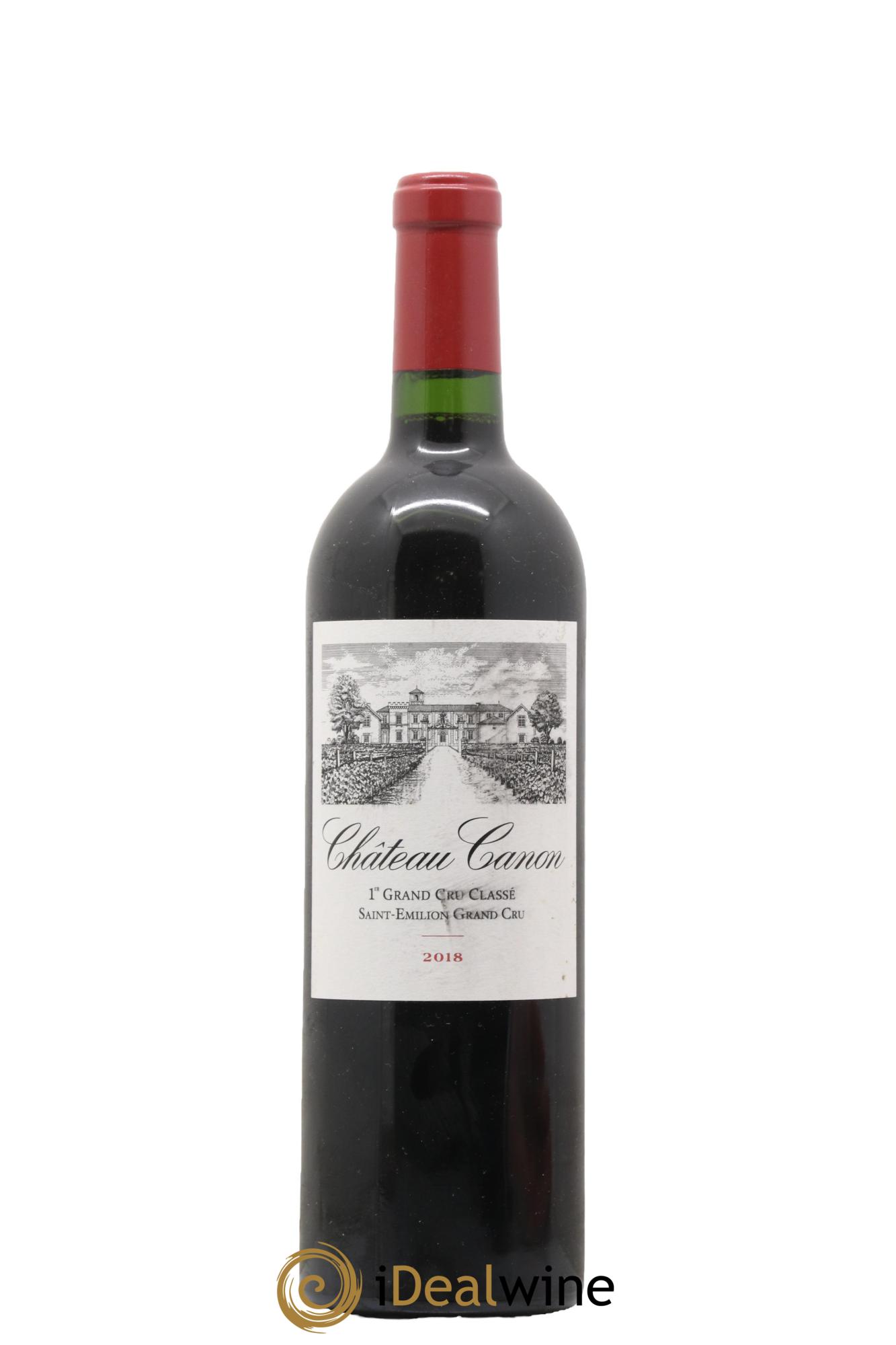 Château Canon 1er Grand Cru Classé B 2018 - Lot de 1 bouteille - 0