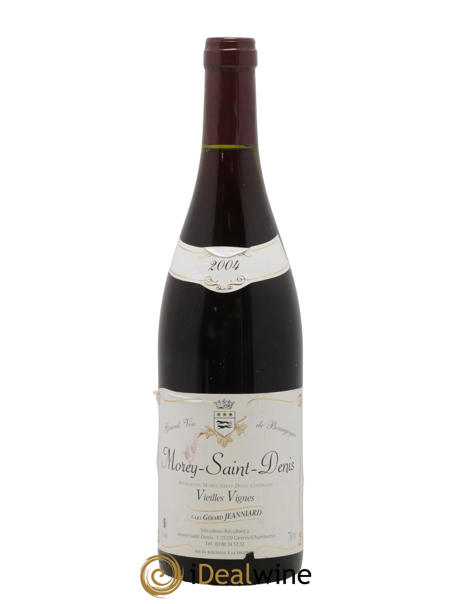 Morey-Saint-Denis Vieilles Vignes Gérard Jeanniard 2004 - Lot de 1 bouteille - 0