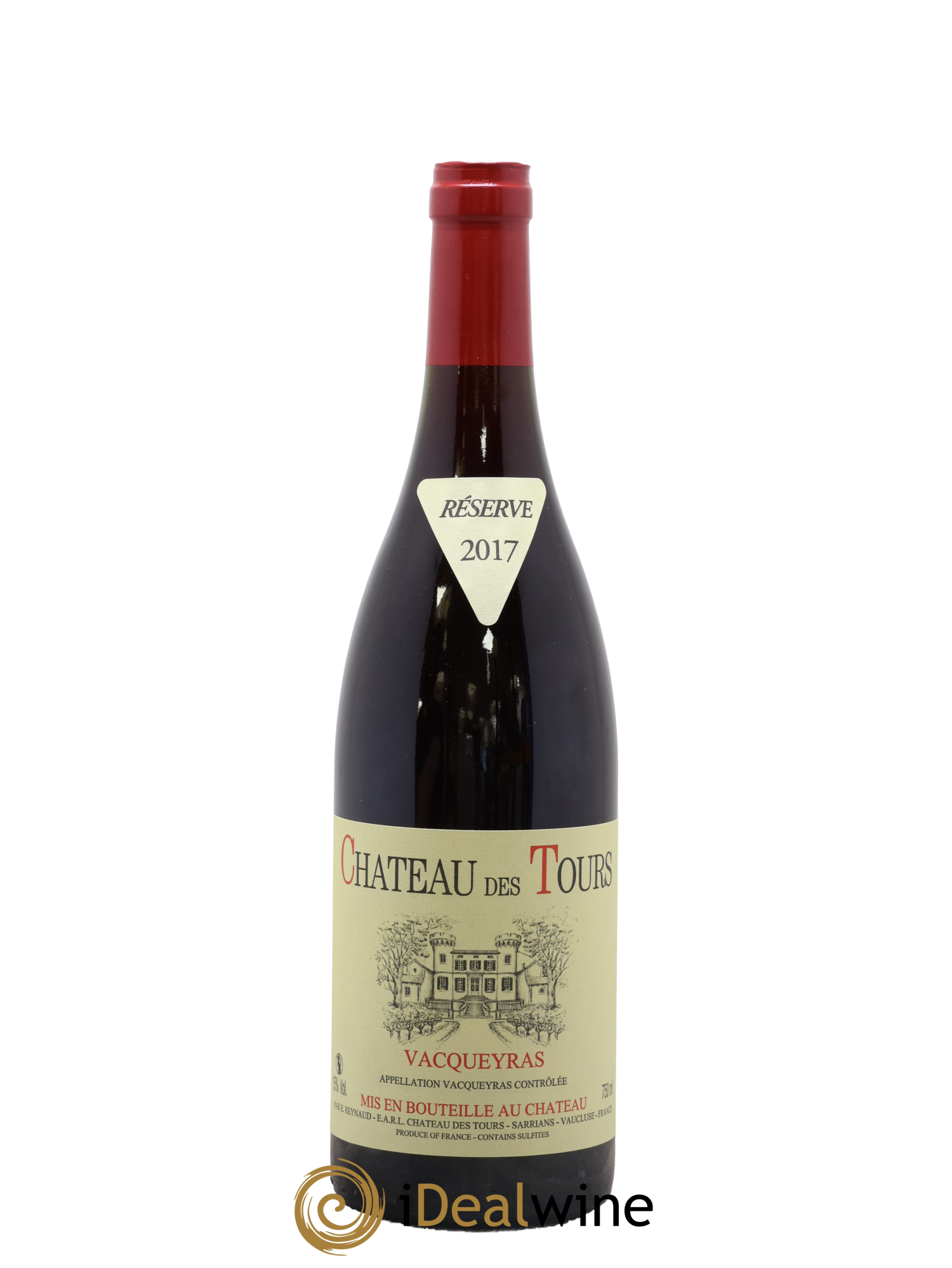 Vacqueyras Château des Tours Emmanuel Reynaud 2017 - Lot de 1 bouteille - 0