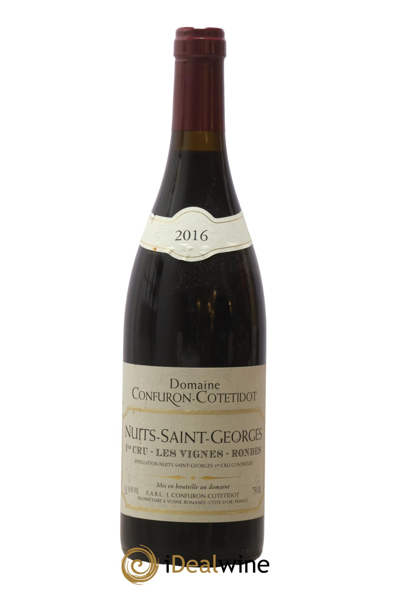 Nuits-Saint-Georges 1er Cru Les Vignes Rondes Confuron-Cotetidot 2016 - Posten von 1 Flasche - 0