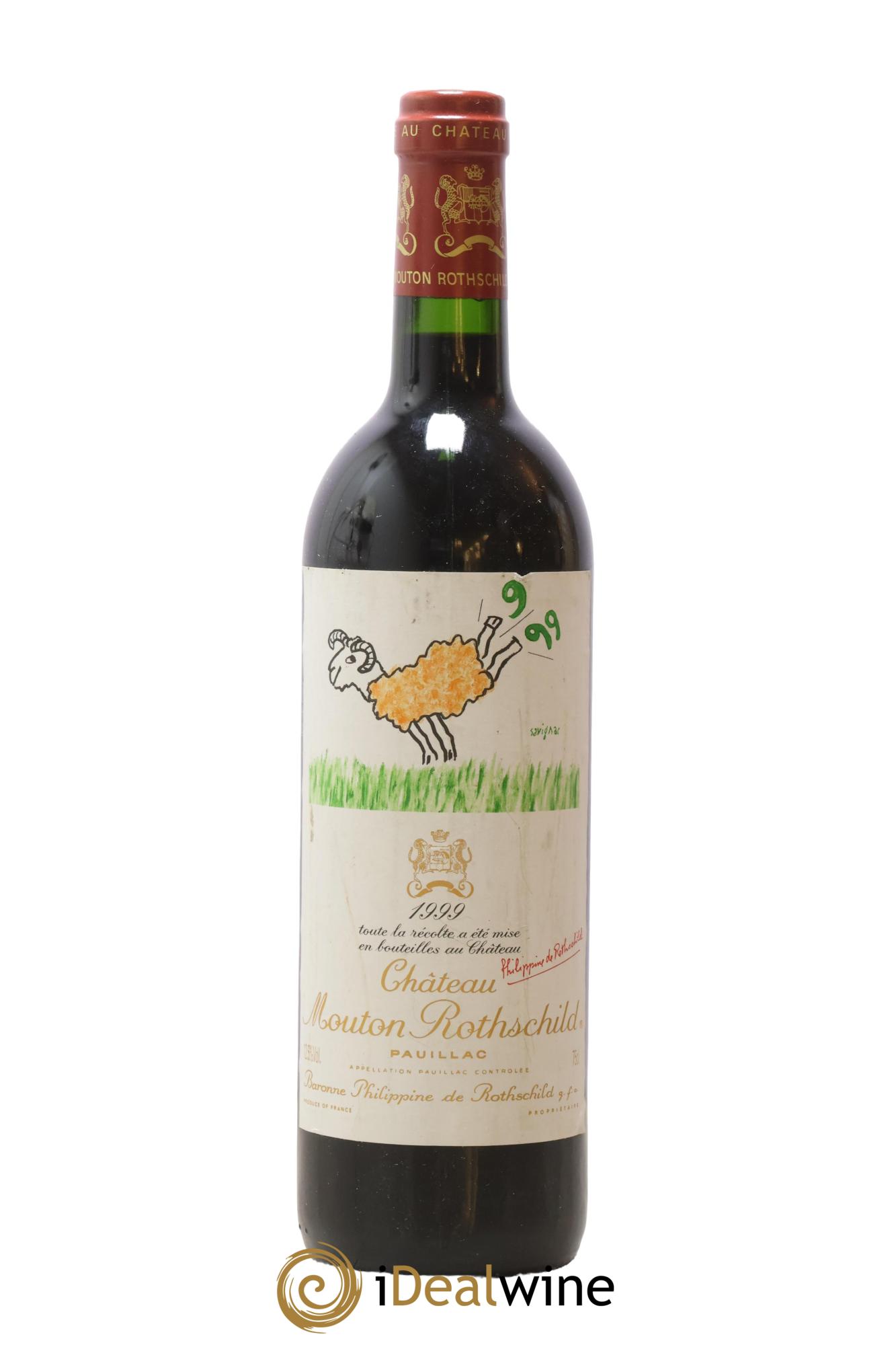 Château Mouton Rothschild 1er Grand Cru Classé 1999 - Lot of 1 bottle - 0