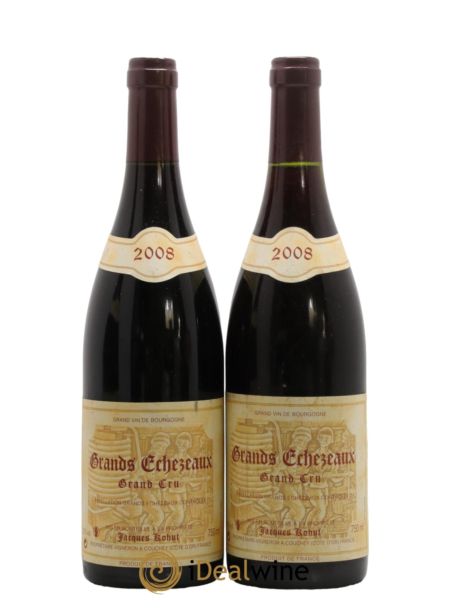 Grands-Echezeaux Grand Cru Domaine Jacques Kohut 2008 - Lot de 2 bouteilles - 0