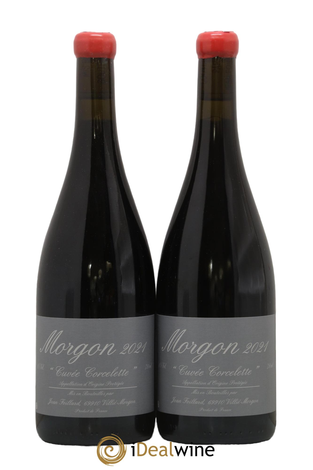 Morgon Corcelette Jean Foillard 2021 - Lot de 2 bouteilles - 0