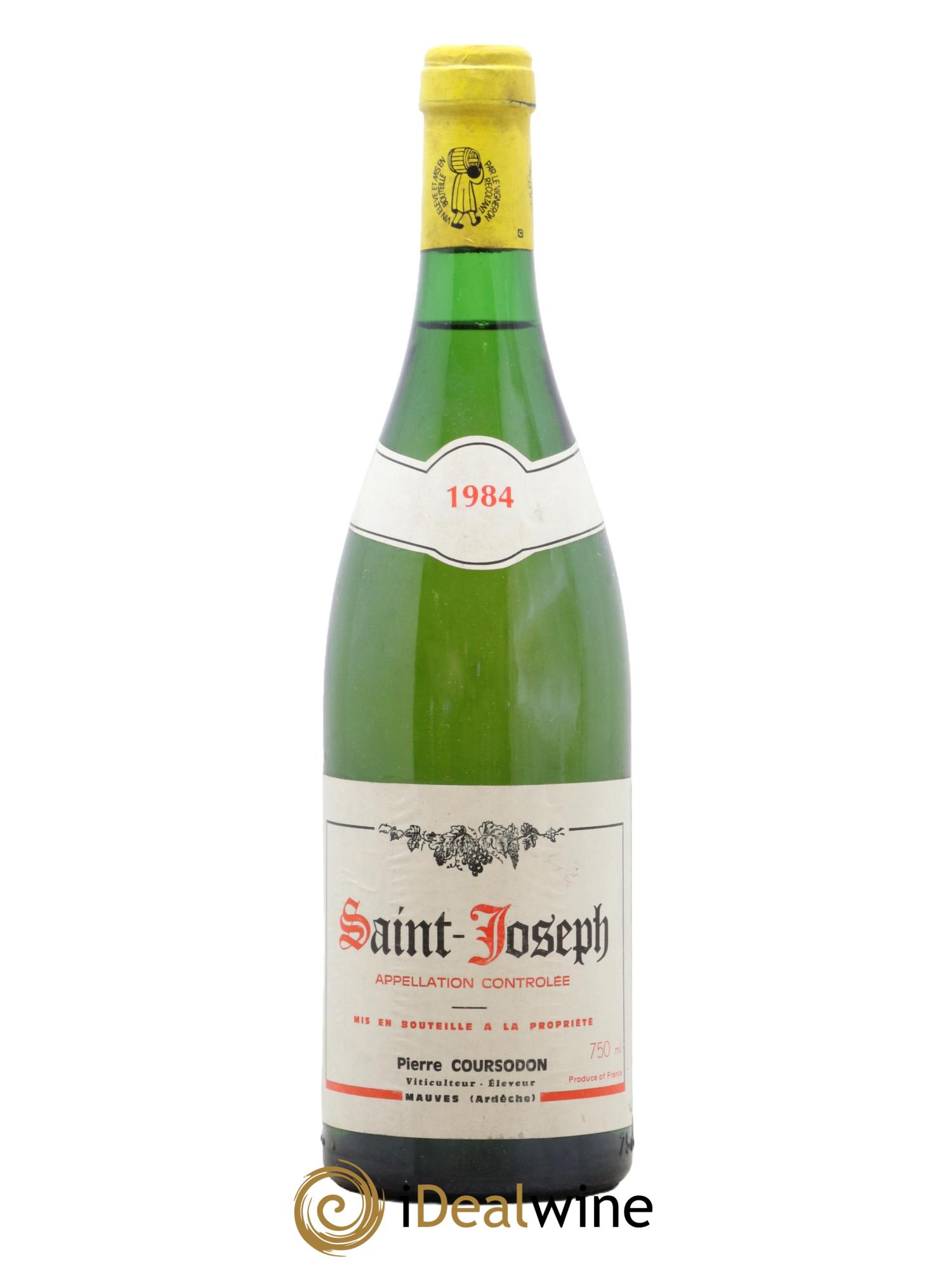 Saint-Joseph Coursodon 1984 - Lot de 1 bouteille - 0
