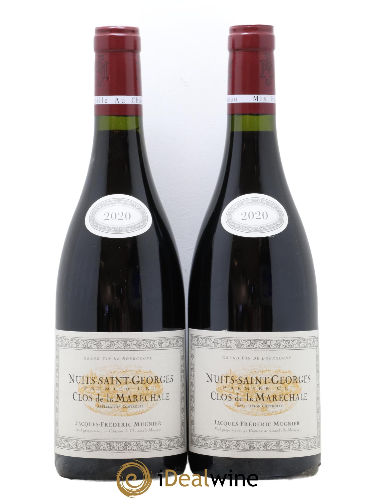 Nuits-Saint-Georges 1er Cru Clos de La Maréchale Jacques-Frédéric Mugnier 2020 - Lot de 2 bouteilles - 0