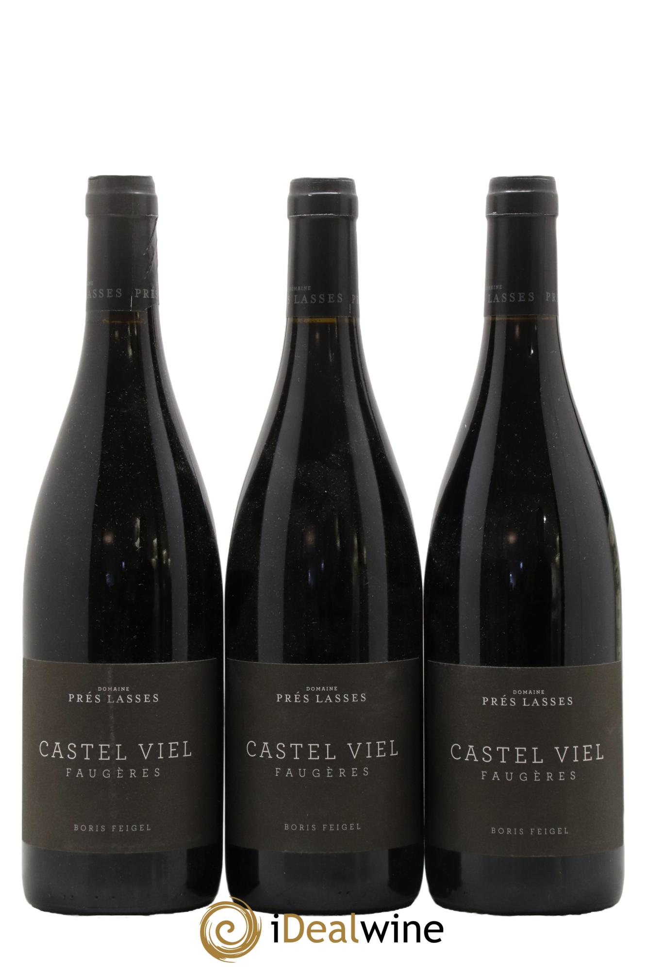 Faugères Castel Viel Domaine Pré Lasses 2017 - Lot de 3 bouteilles - 0