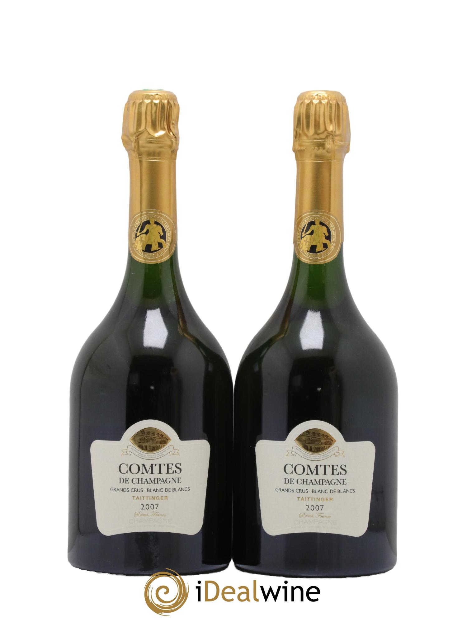 Comtes de Champagne Taittinger 2007 - Lot de 2 bouteilles - 0