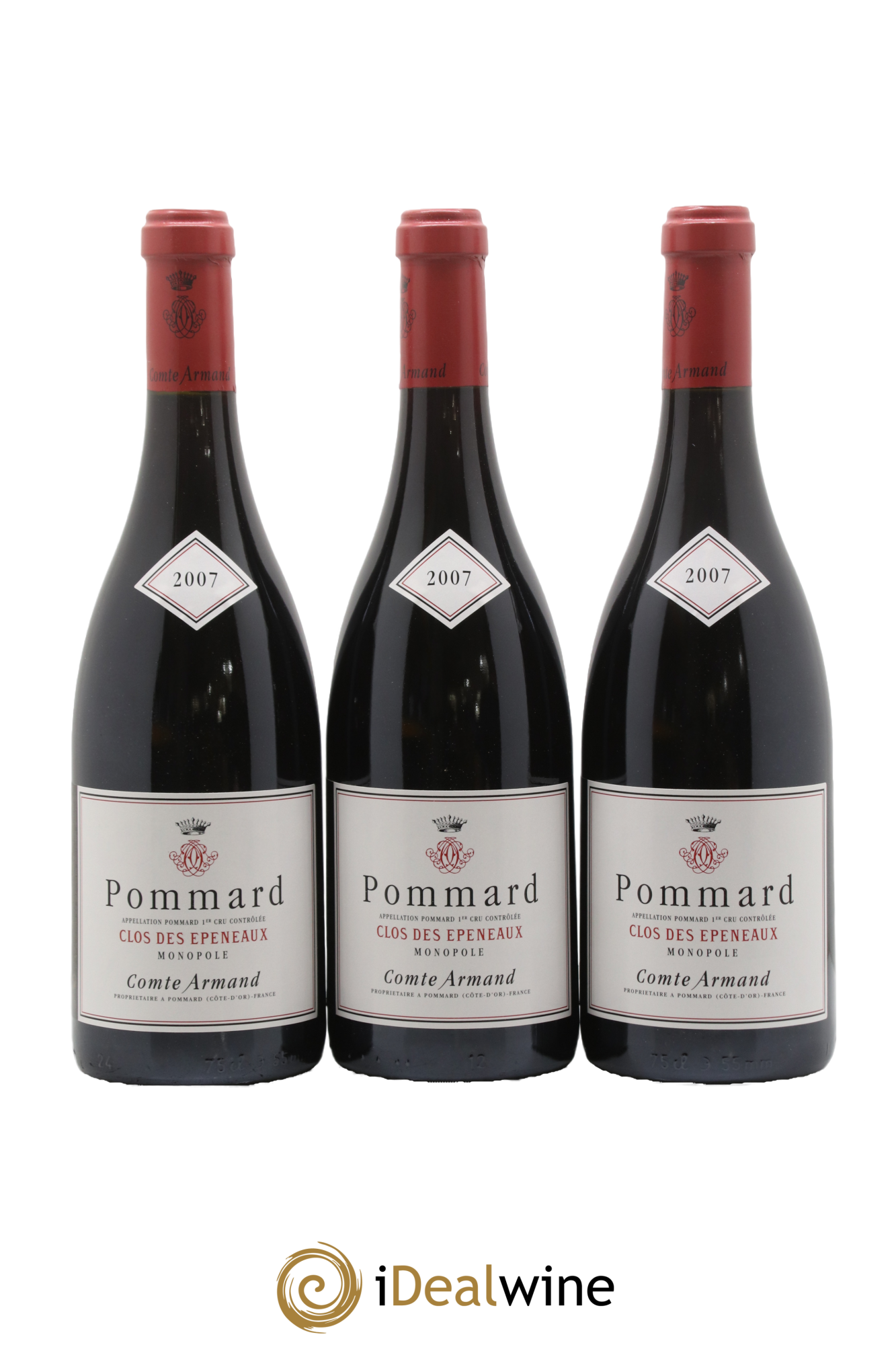 Pommard 1er Cru Clos des Epeneaux Comte Armand 2007 - Lot de 6 bouteilles - 2