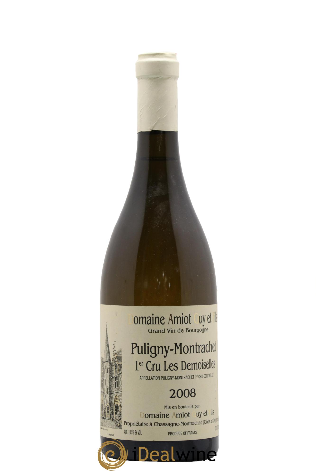 Puligny-Montrachet 1er Cru Les Demoiselles Guy Amiot & Fils 2008 - Lot de 1 bouteille - 0