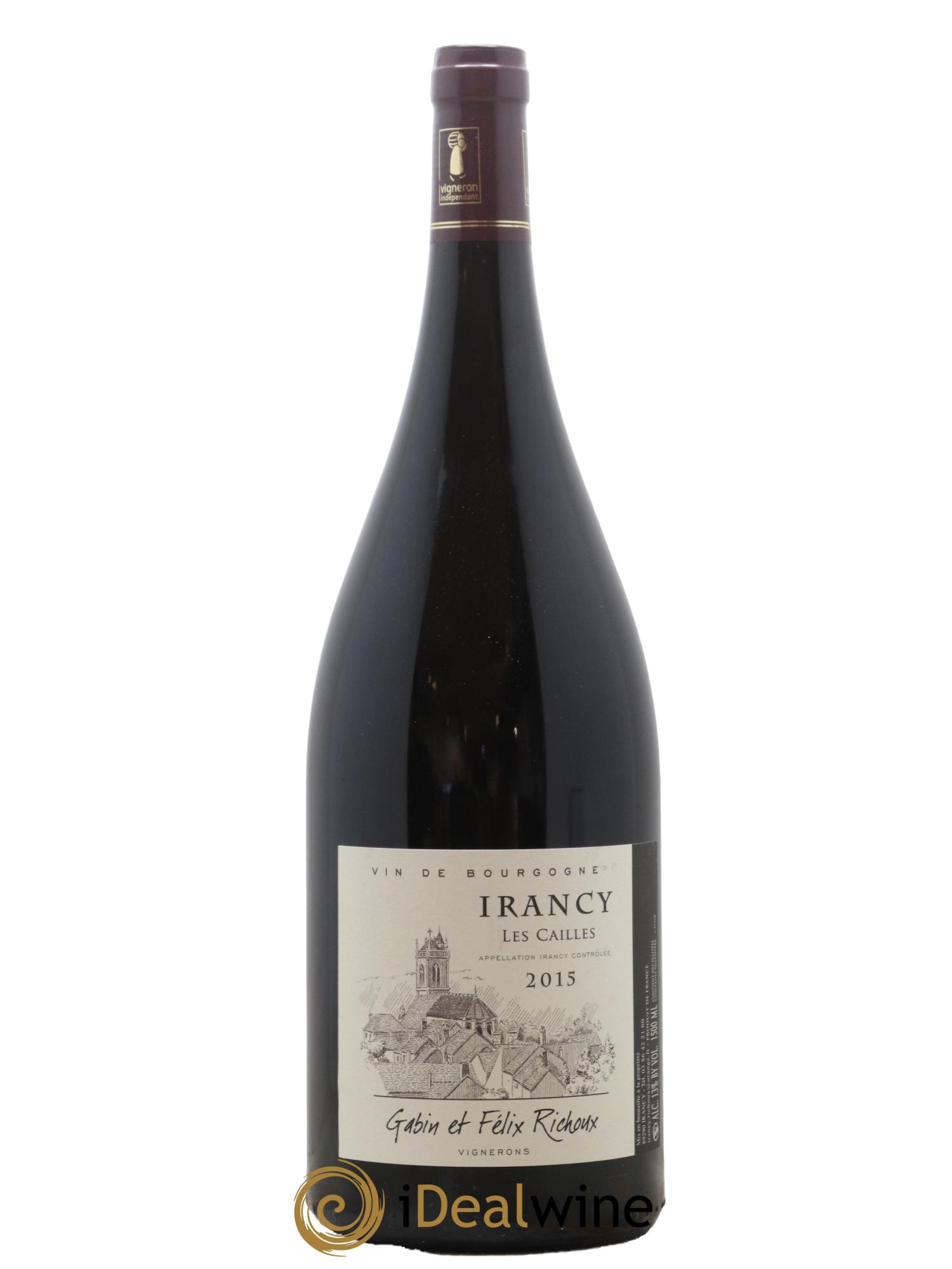Irancy Les Cailles Gabin et Felix Richoux 2015 - Lot de 1 magnum - 0